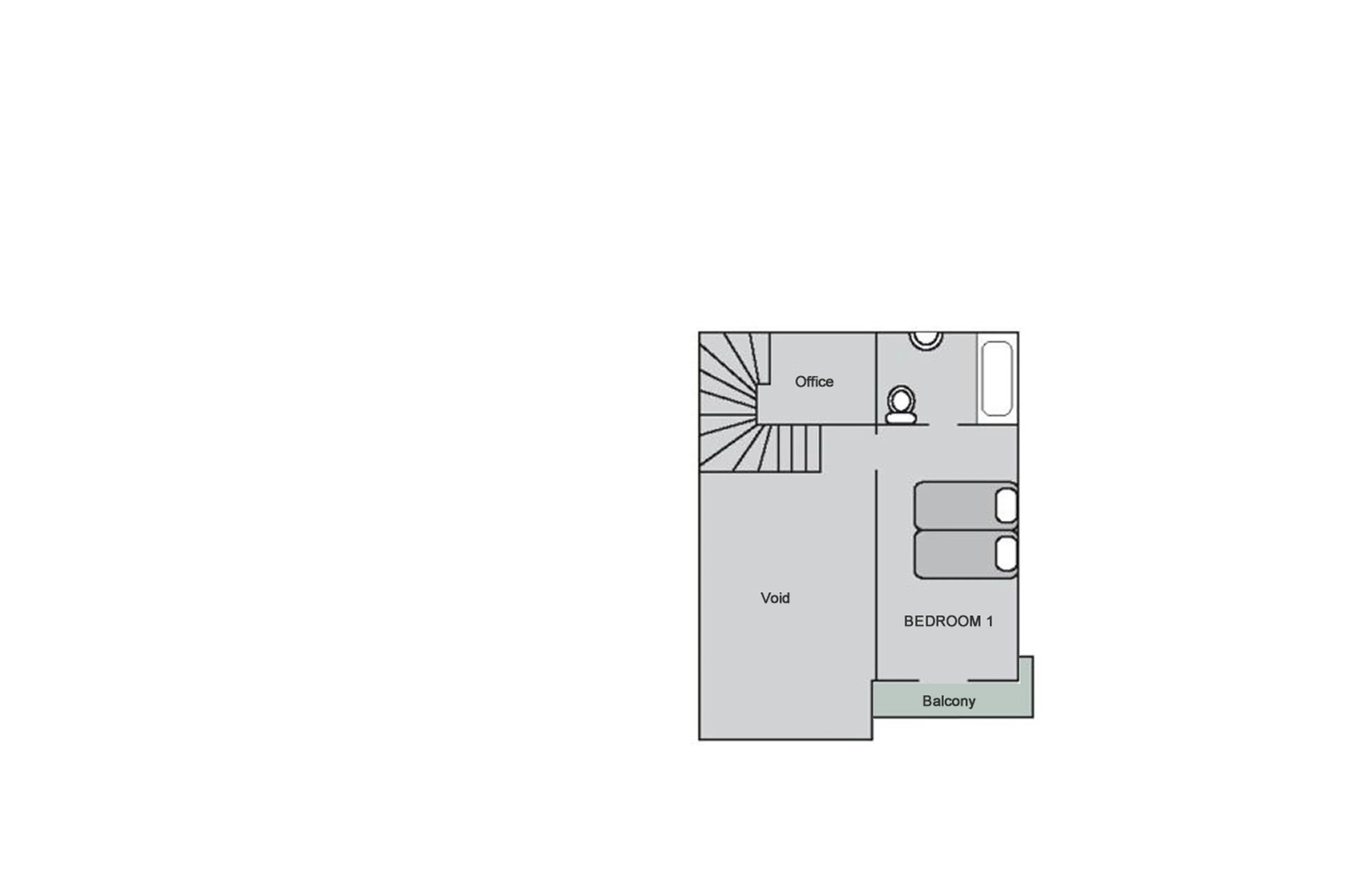 Level 2 floor plan of Chalet Pierre Avoi in Verbier