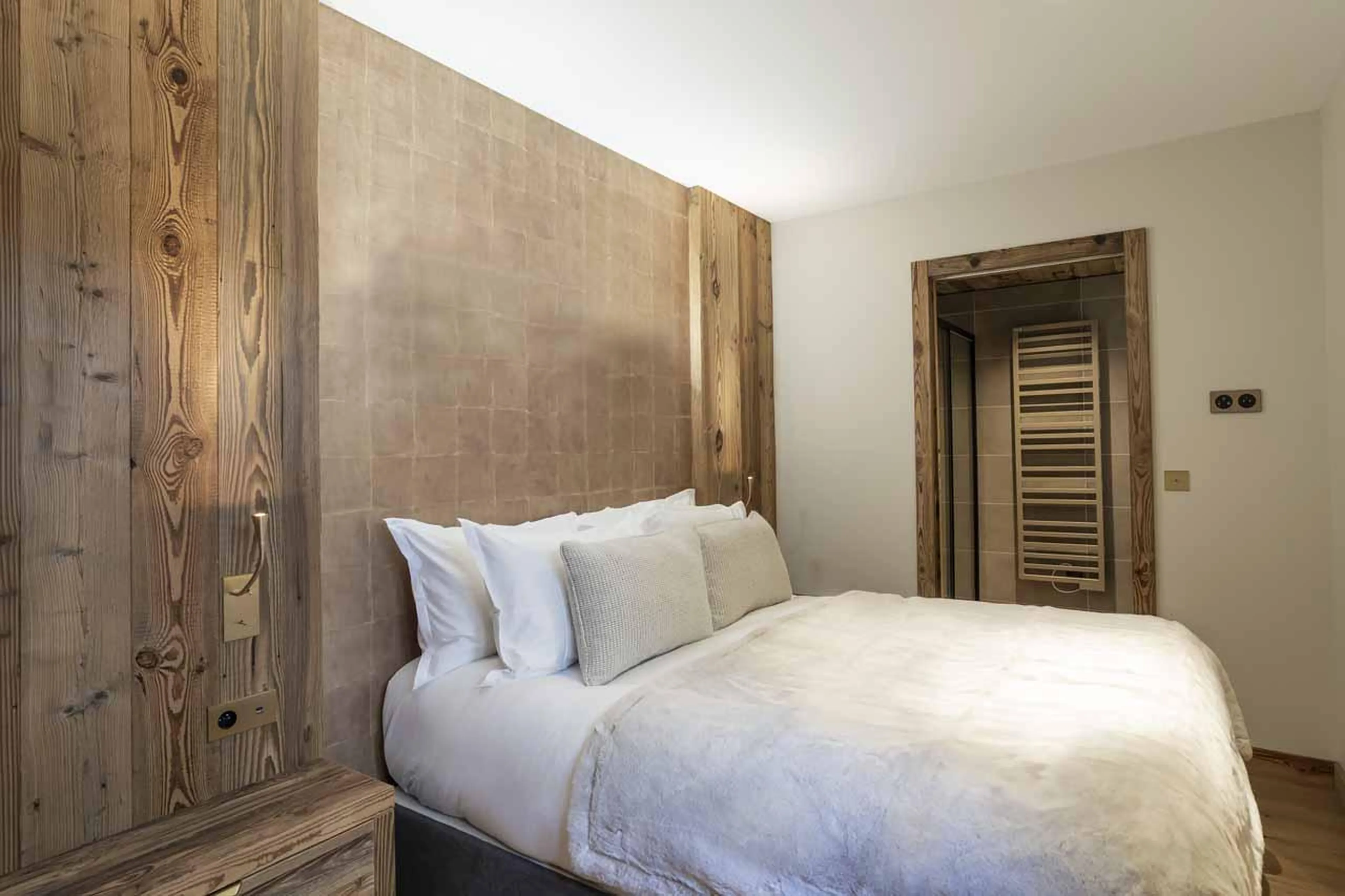 Bedroom four at Apartment Portillo in Meribel