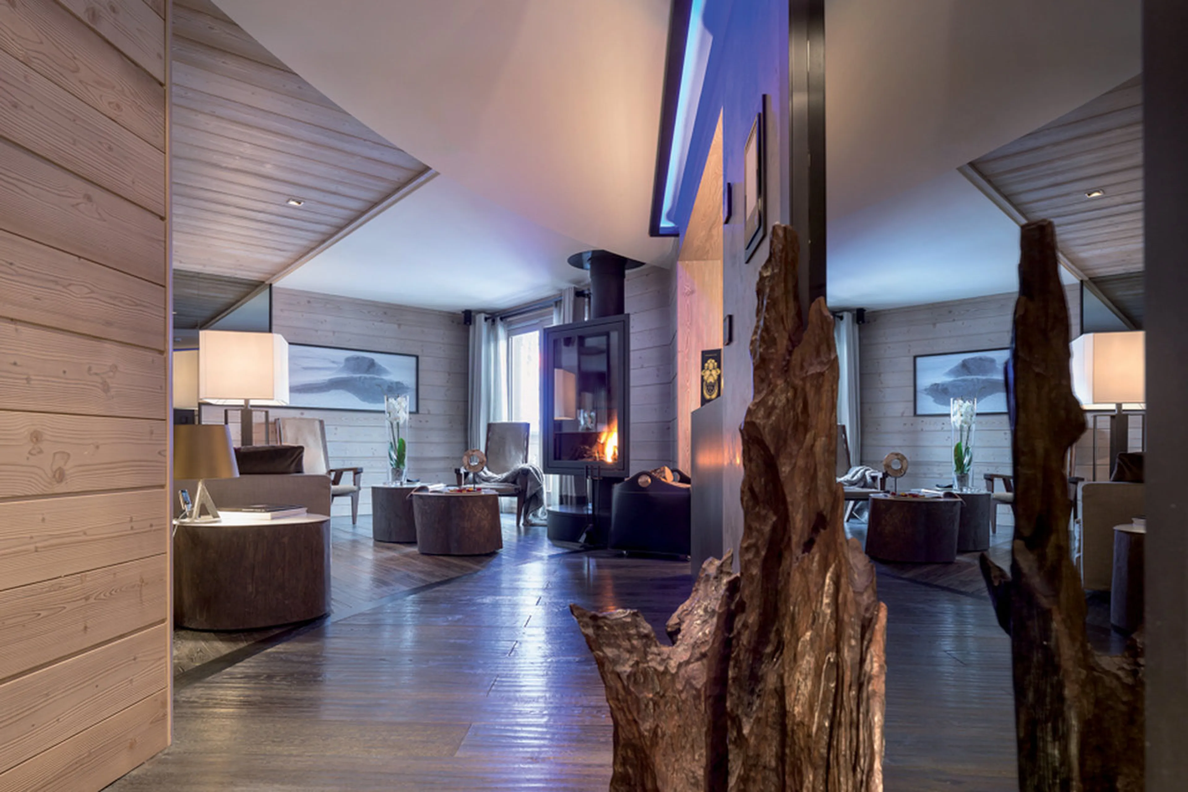 Unique style combining wood and forest features in Apartment Ruby in Courchevel 1850