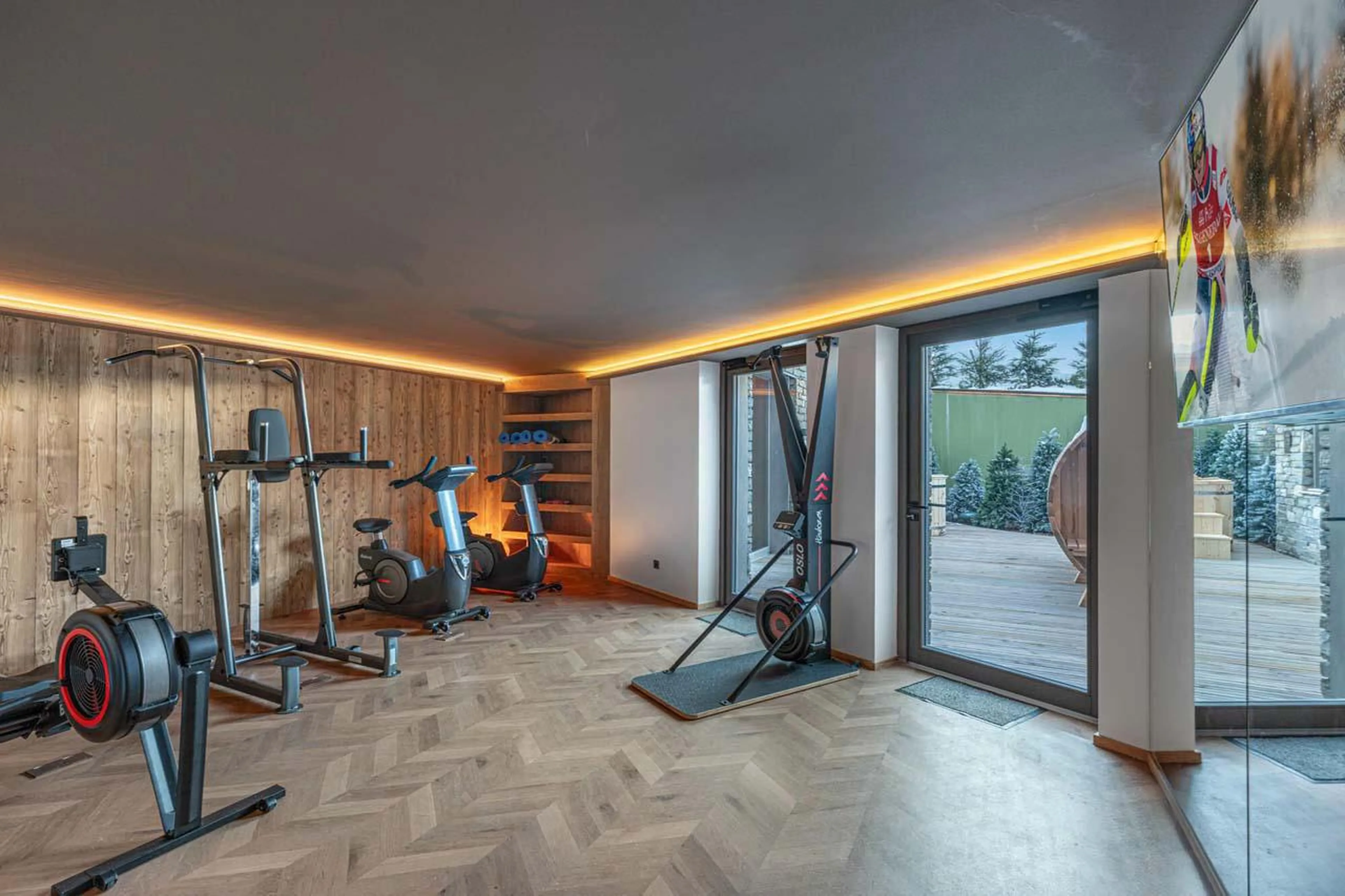 Fitness room at Apartment Sirio in Courchevel 1850