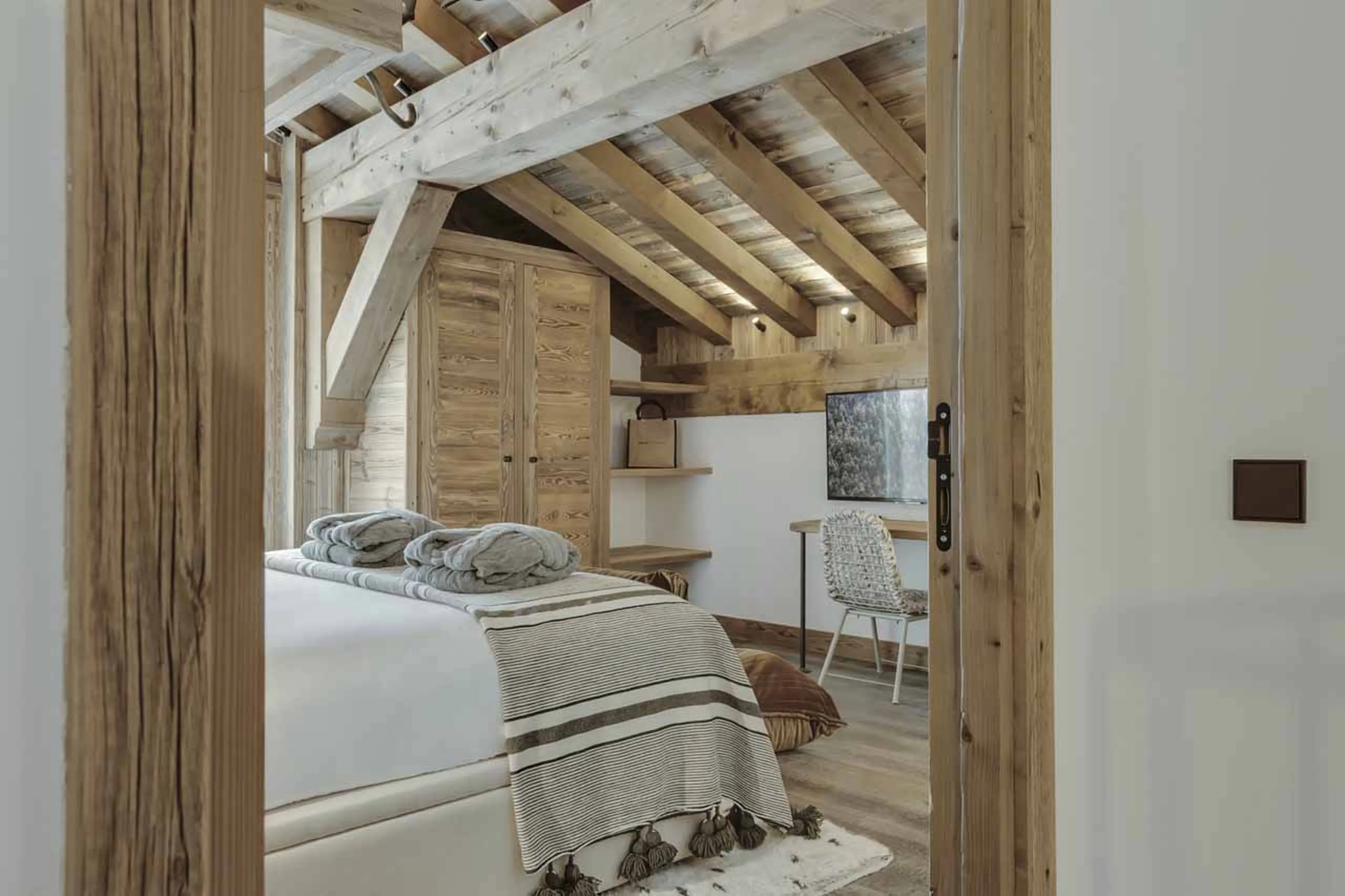 Bedroom two at Apartment Cala Slopeside in Val d'Isere