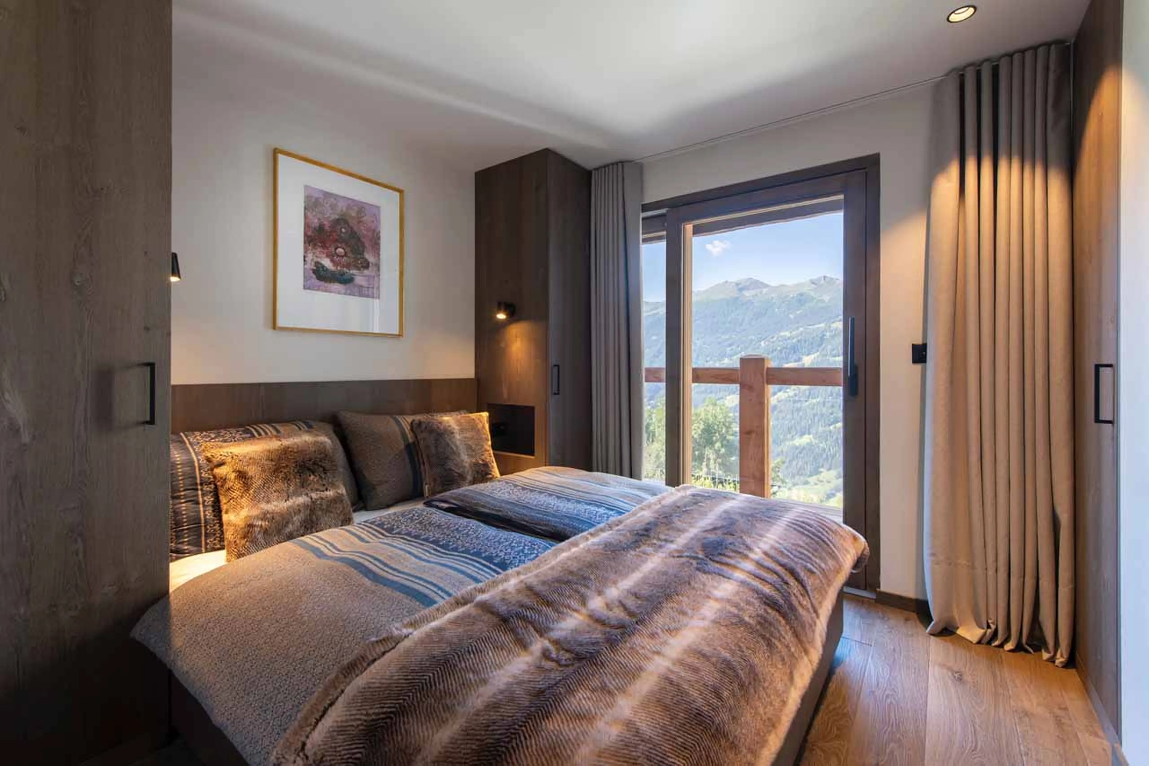 Bedroom 2 at Apartment Stefano in Verbier