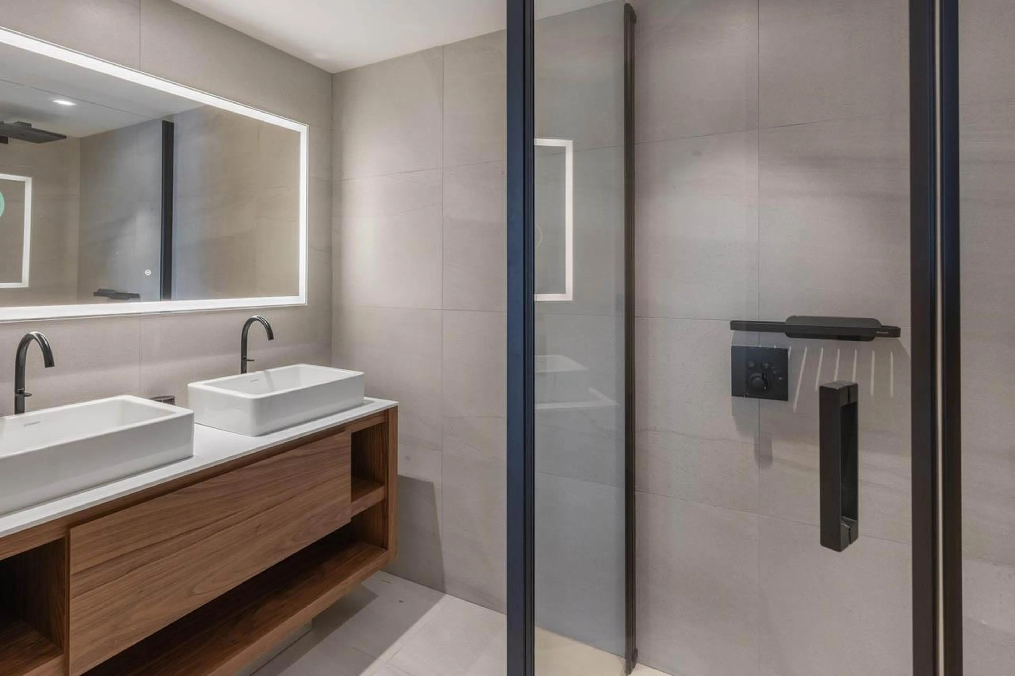 Shower room at Apartment Tintoretto in Courchevel 1850