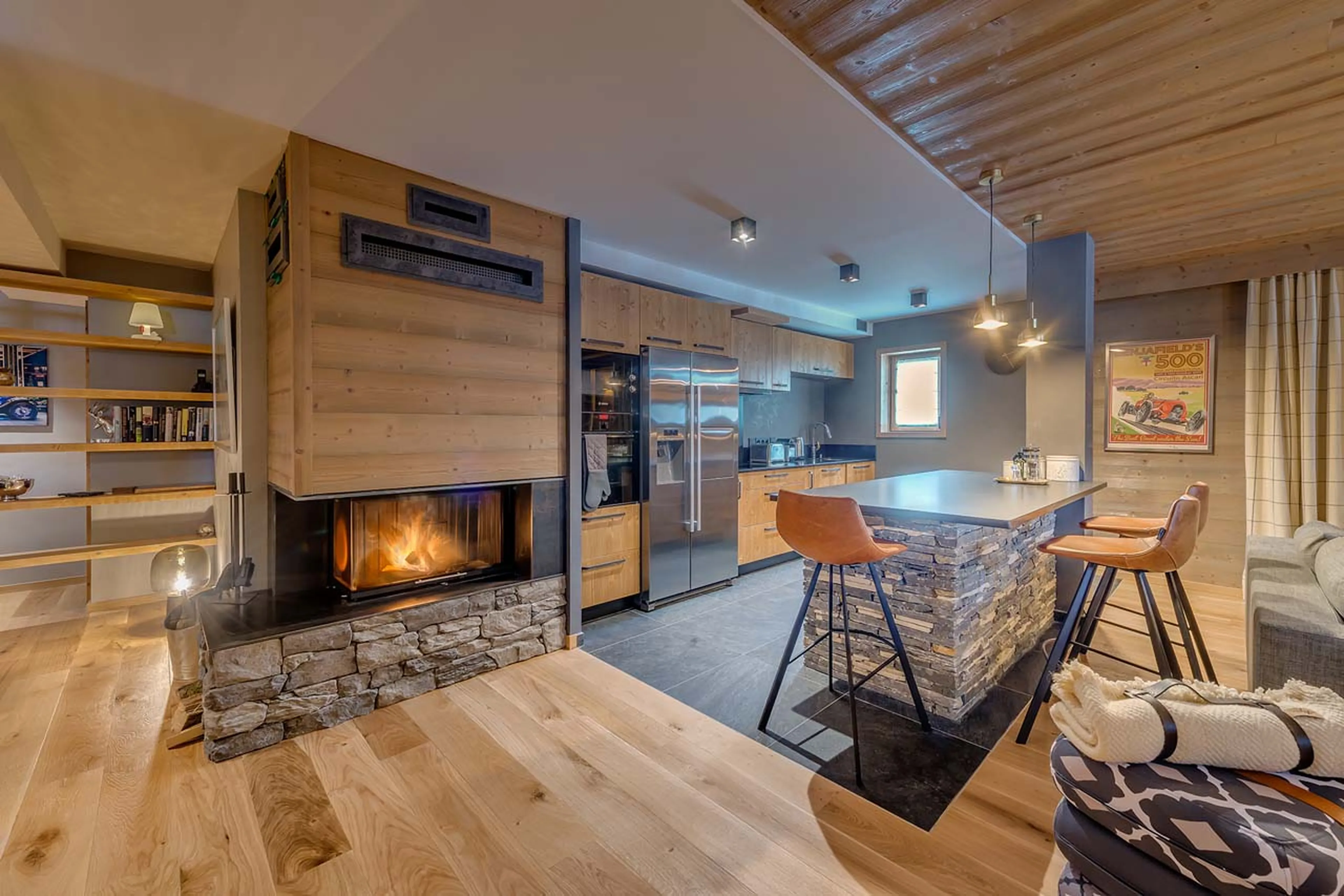 Kitchen at Apartment Tournesol in Val d'Isere