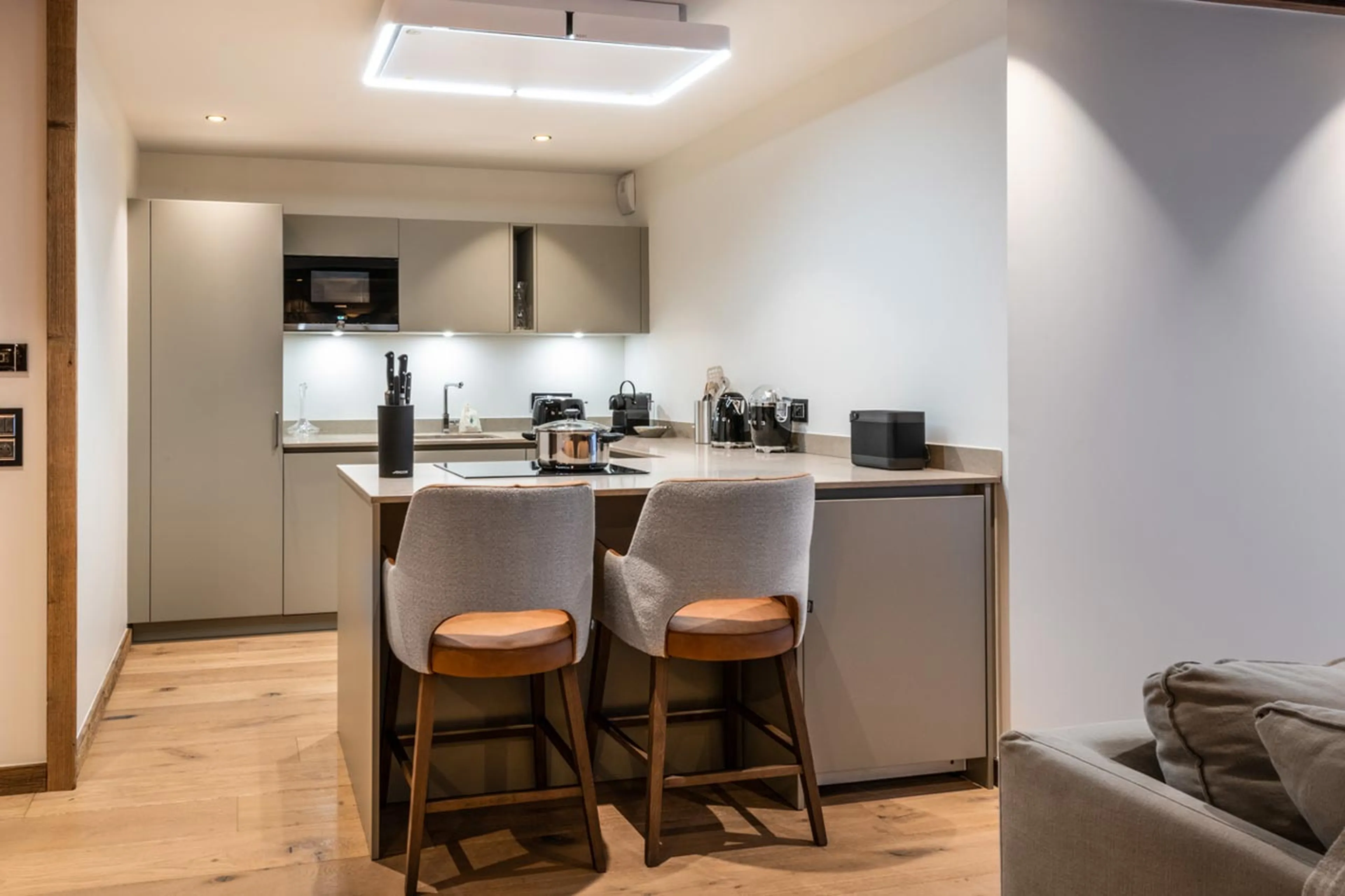 Kitchen at Apartment Vail Lodge A01 in Val d'Isere