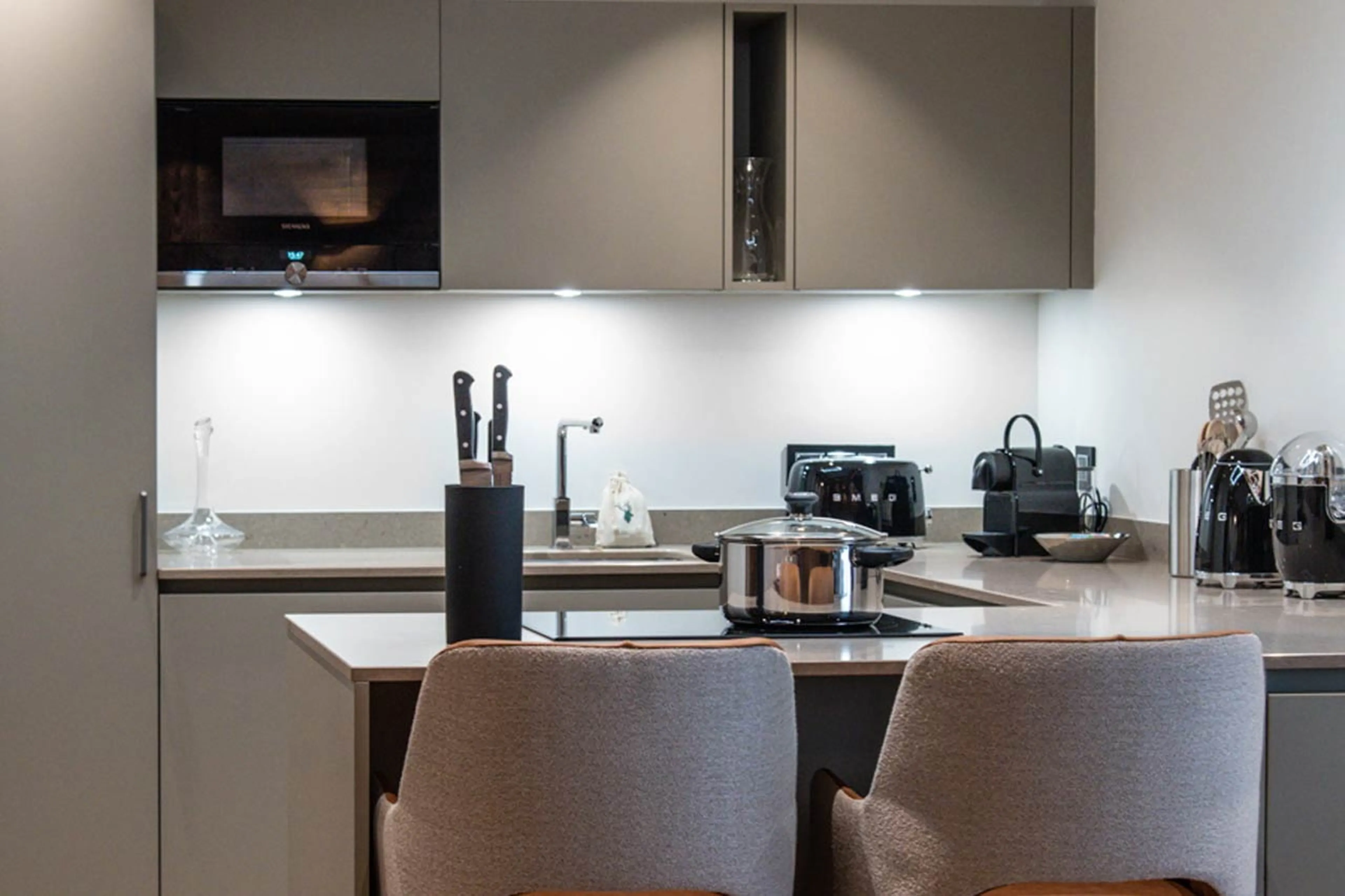 Breakfast bar in Apartment Vail Lodge A01 in Val d'Isere