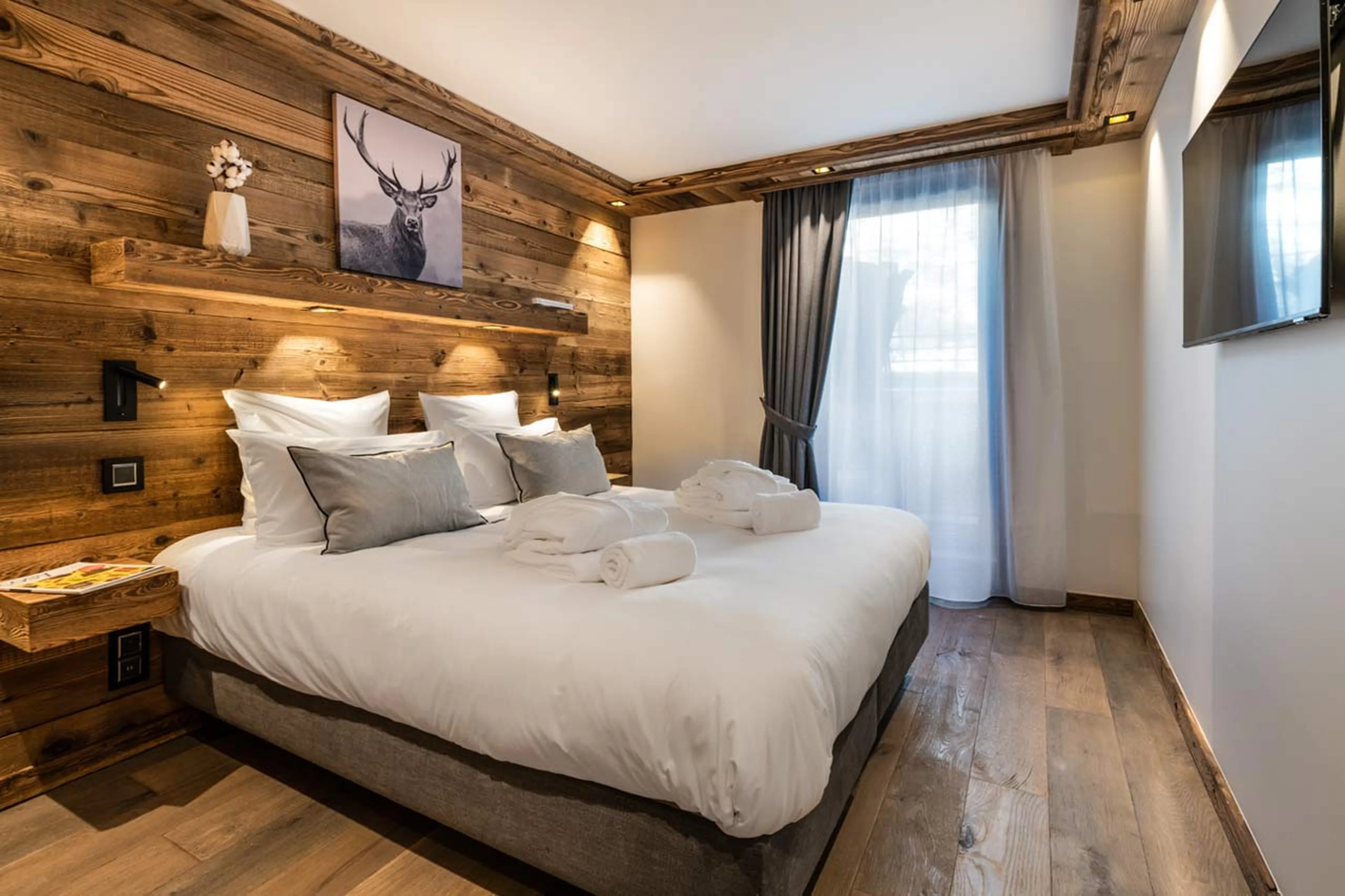 Bedroom three at Apartment Vail Lodge A12 in Val d'Isere
