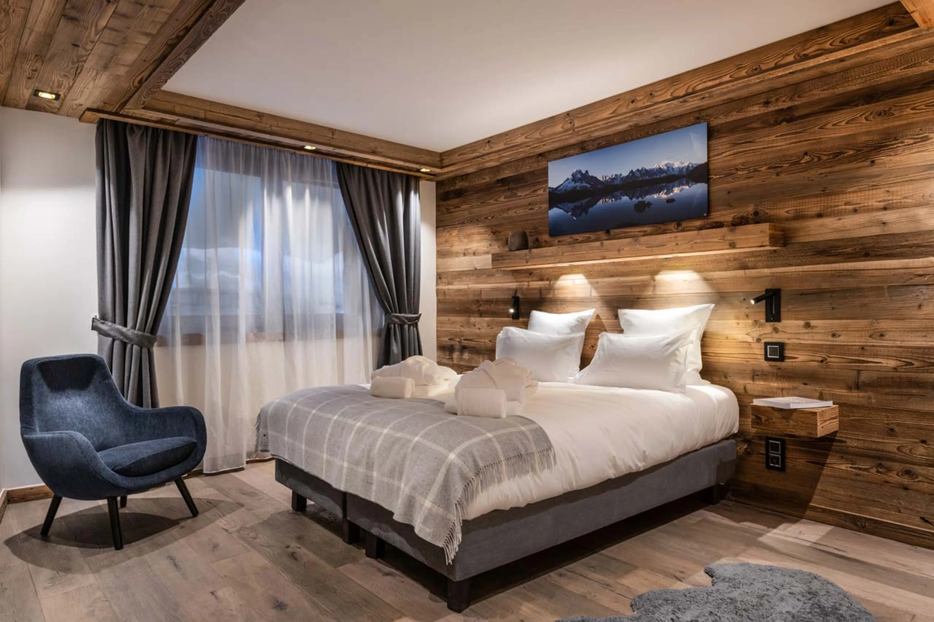 Bedroom four in Apartment Vail Lodge A12 in Val d'Isere