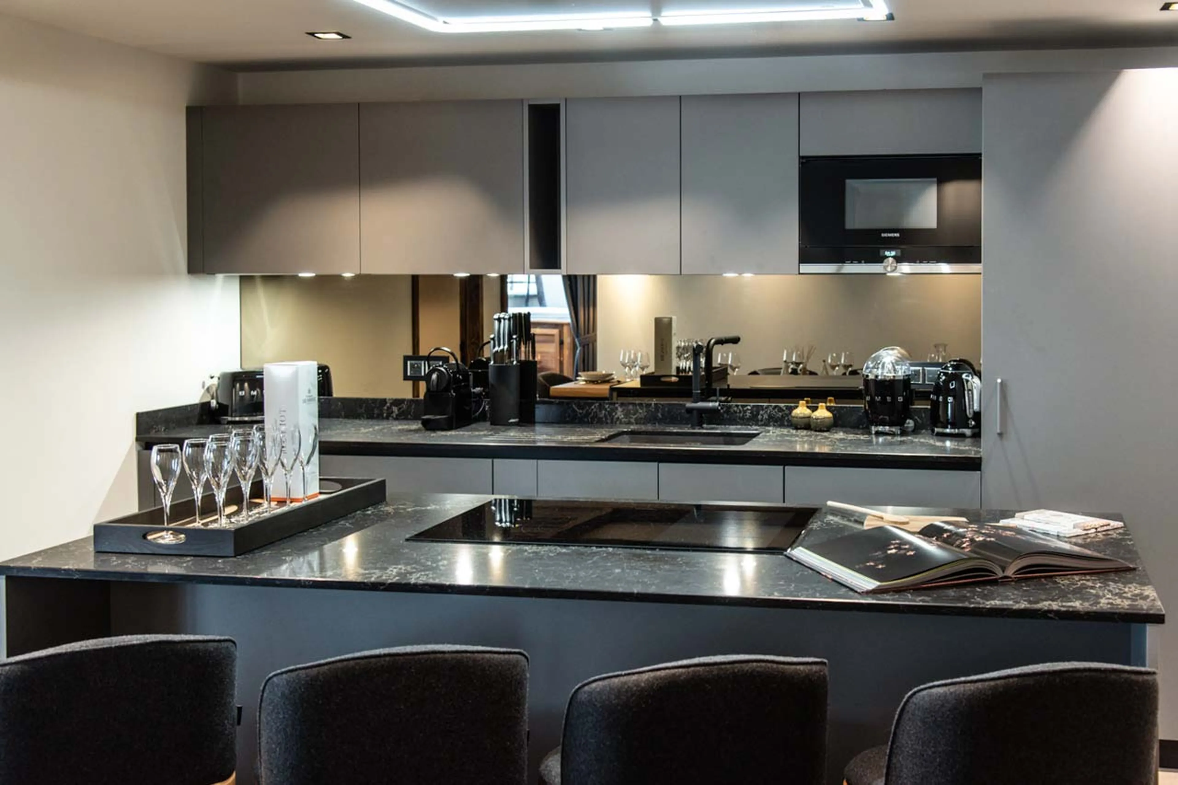 Kitchen at Apartment Vail Lodge A12 in Val d'Isere