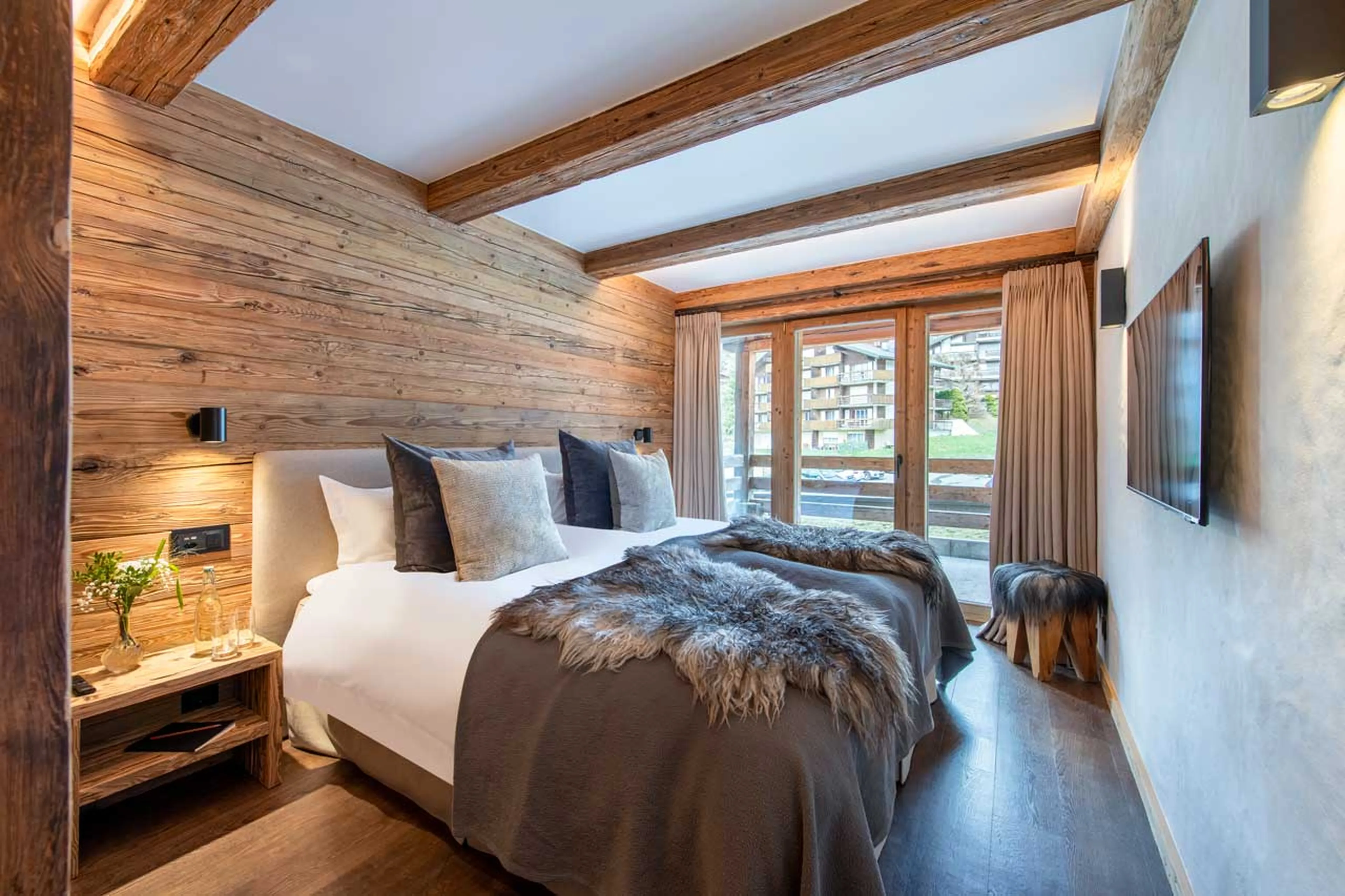 Bedroom one at Apartment Victoria 111 in Verbier