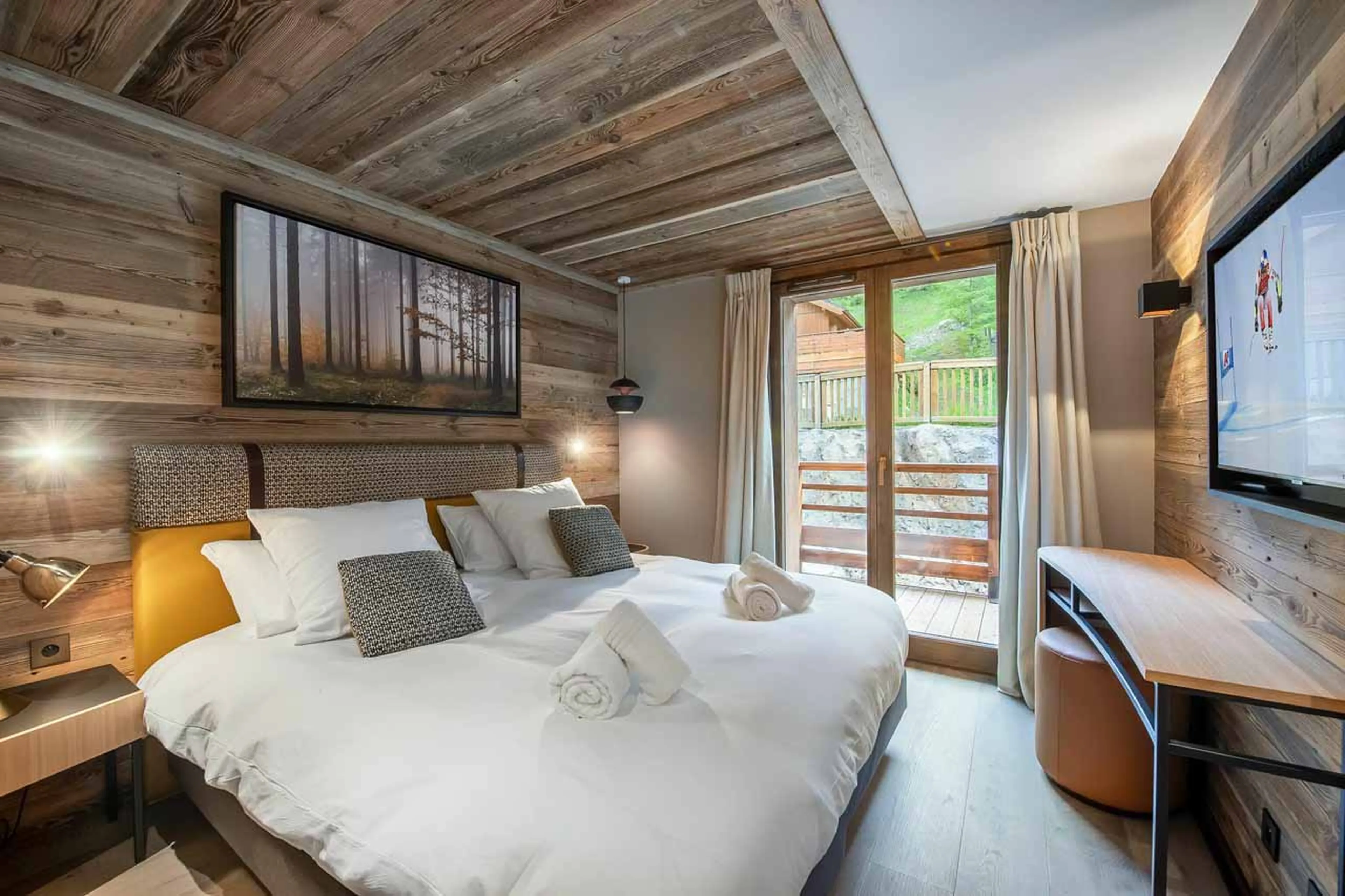 Bedroom two at Apartment Village de l'Orée 405 in Meribel