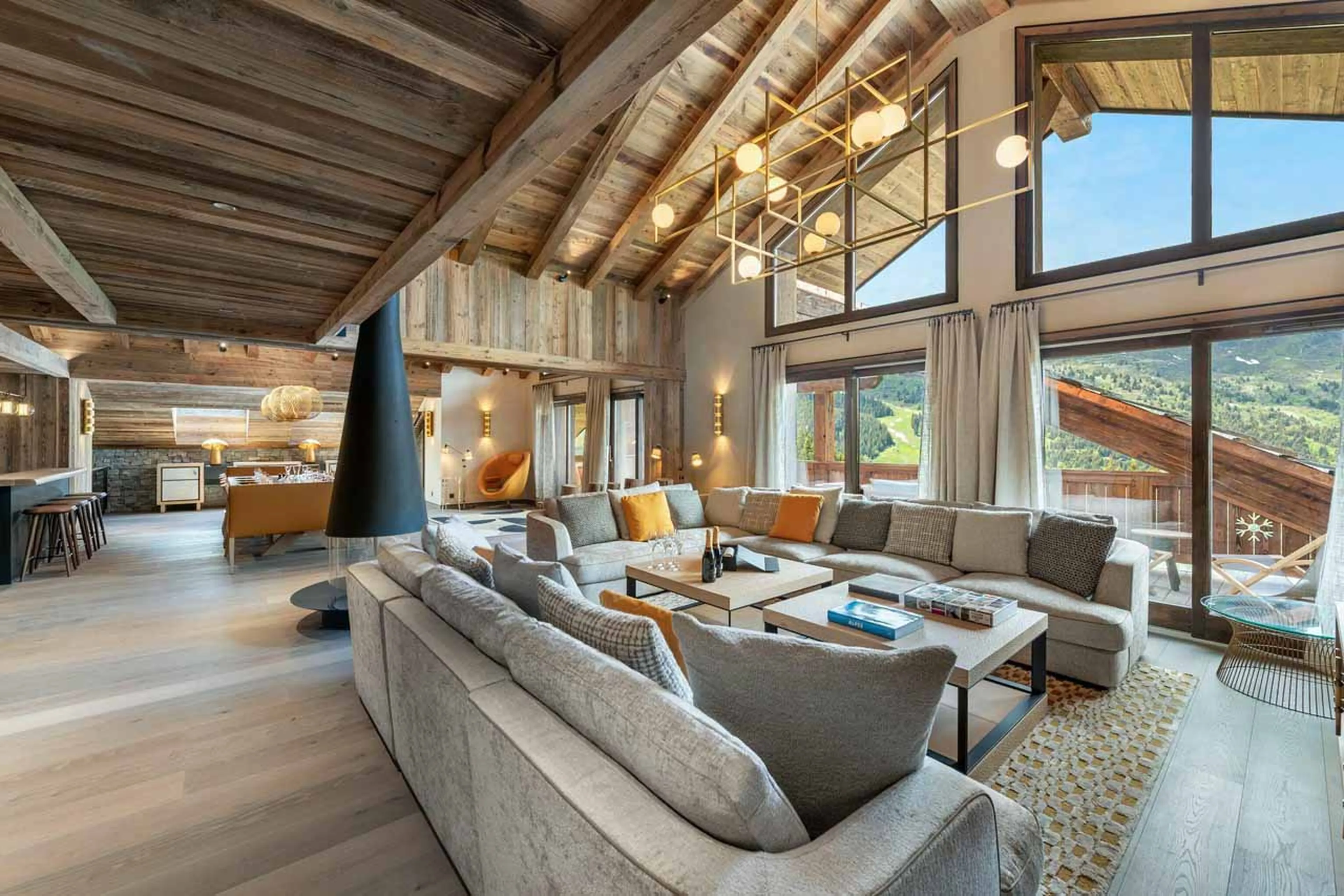 Open plan living area at Apartment Village de l'Orée 405 in Meribel