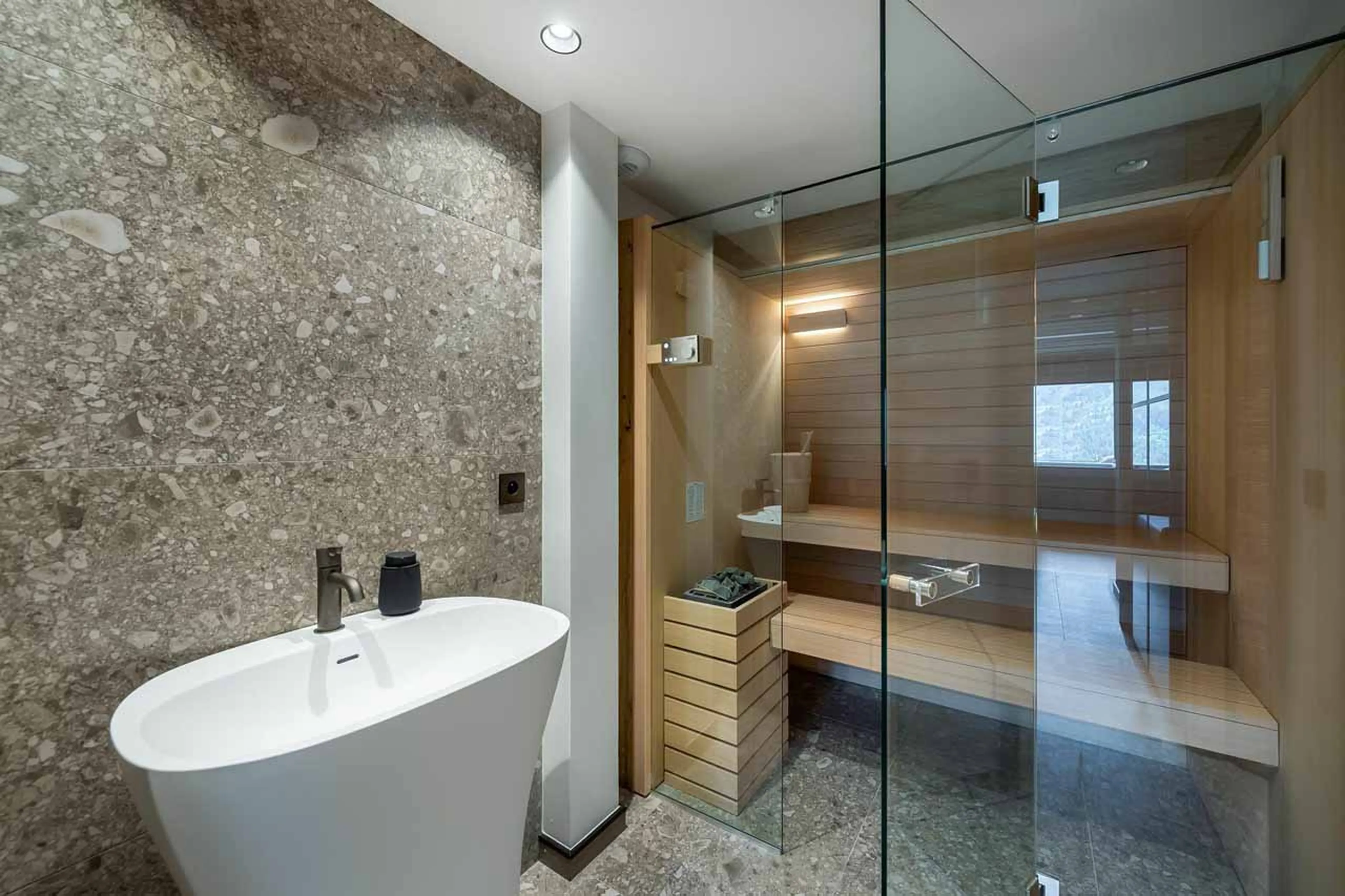 Sauna at Apartment Village de l'Orée 405 in Meribel