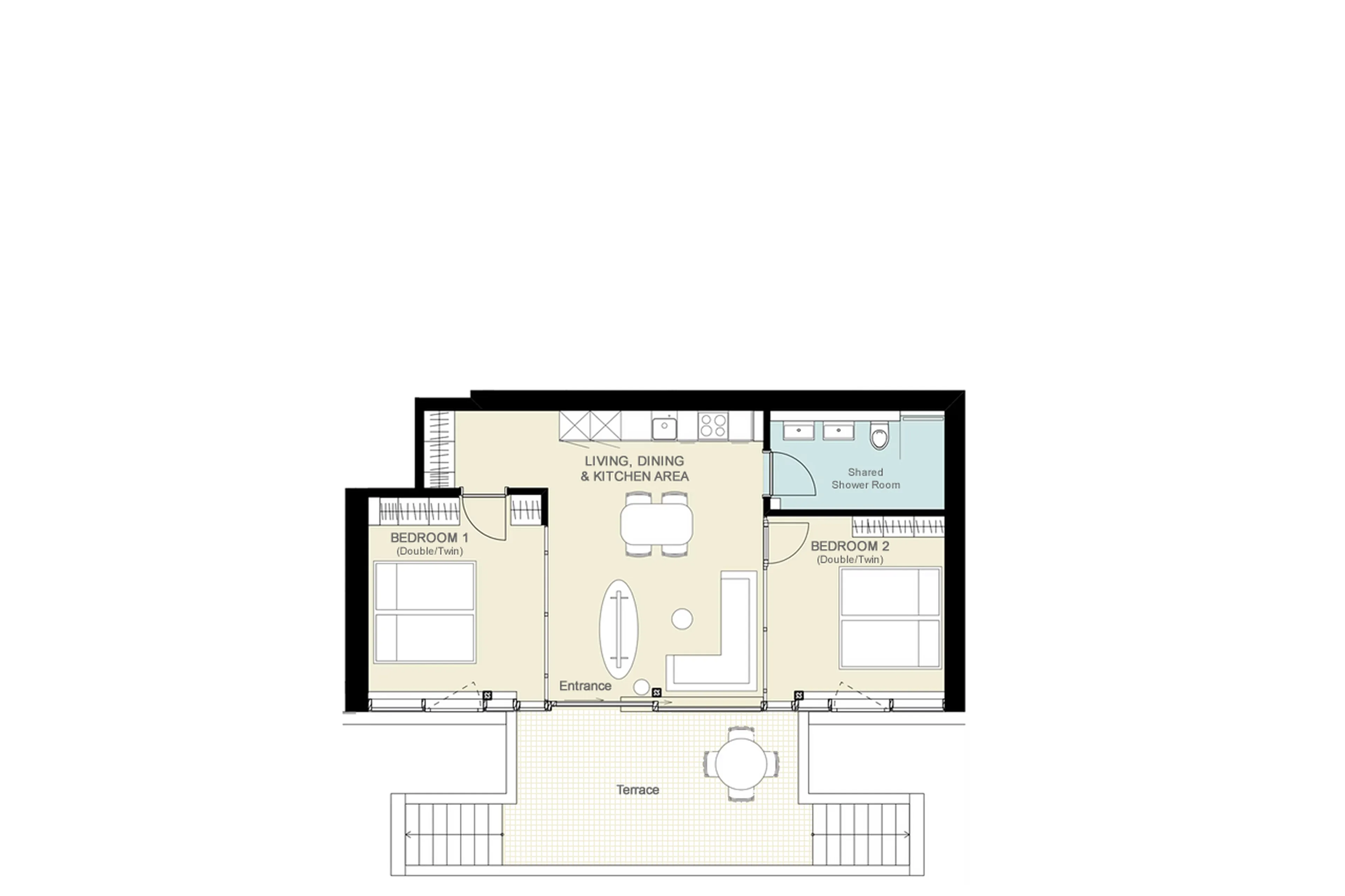 Floor plan of Apartment Wild Heart in Zermatt