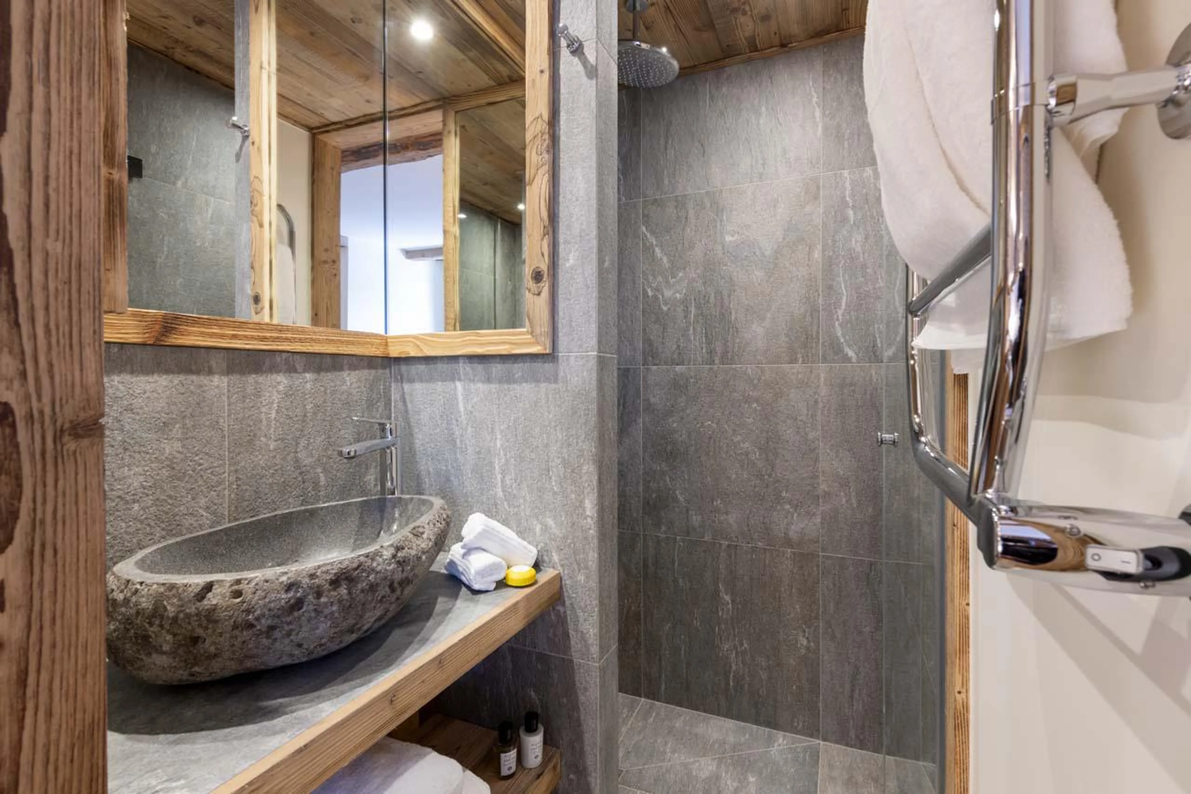 Shower room two at Arolay Apartment 2 in Val d'Isere