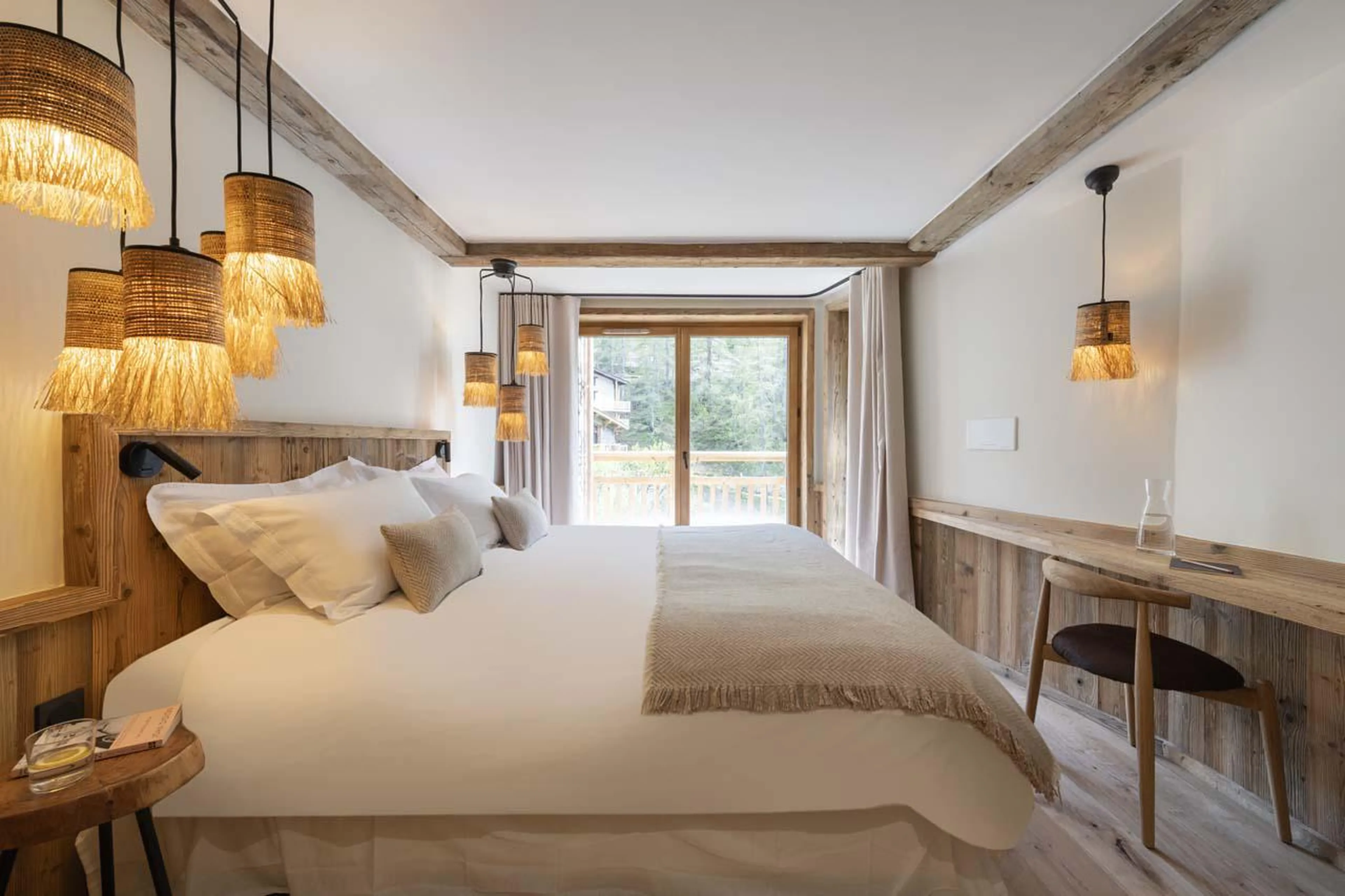 Bedroom five at Arolay Apartment 2 in Val d'Isere