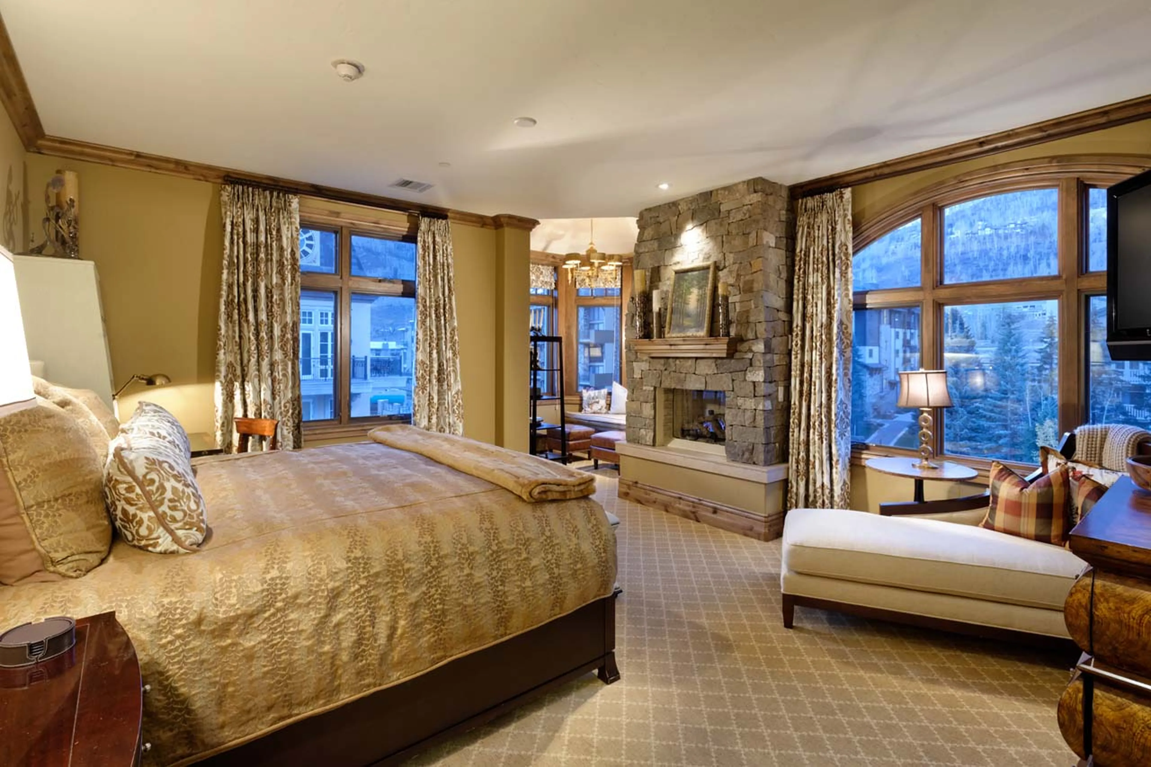 Bedroom four at Arrabelle Chalet in Vail