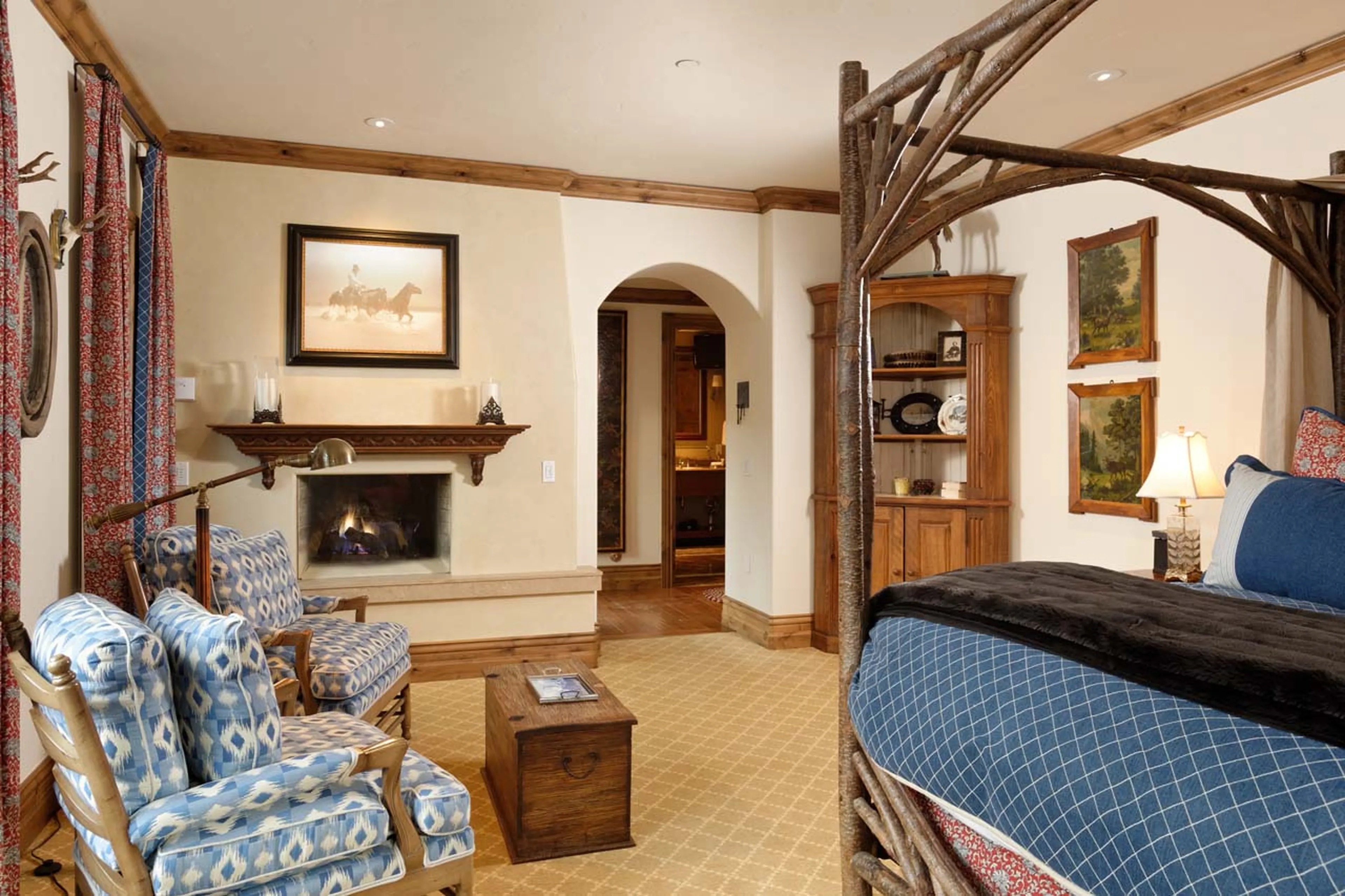 Fireplace in Arrabelle Retreat in Vail