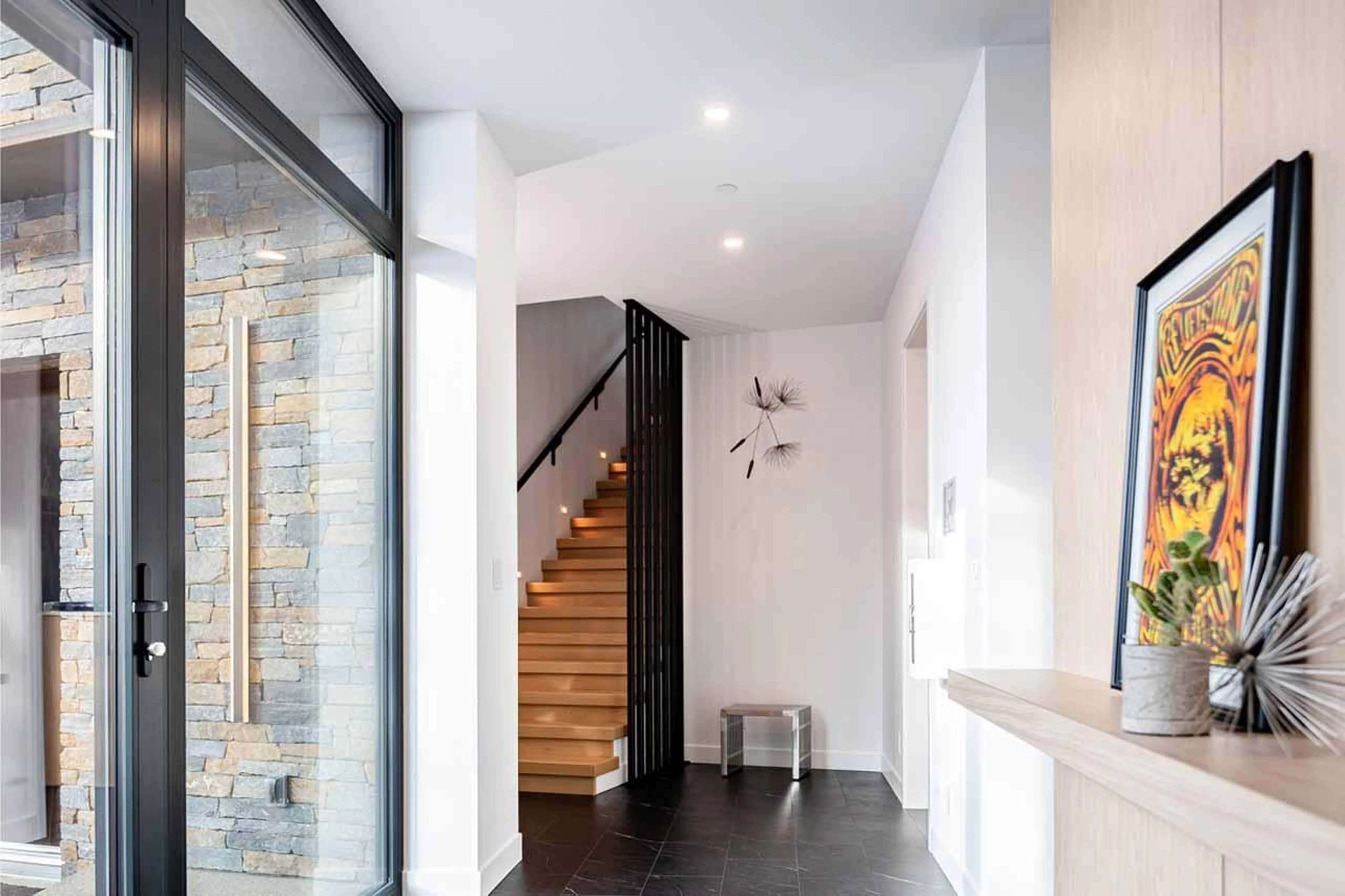 Chalet entrance at Arrowhead Lodge in Revelstoke