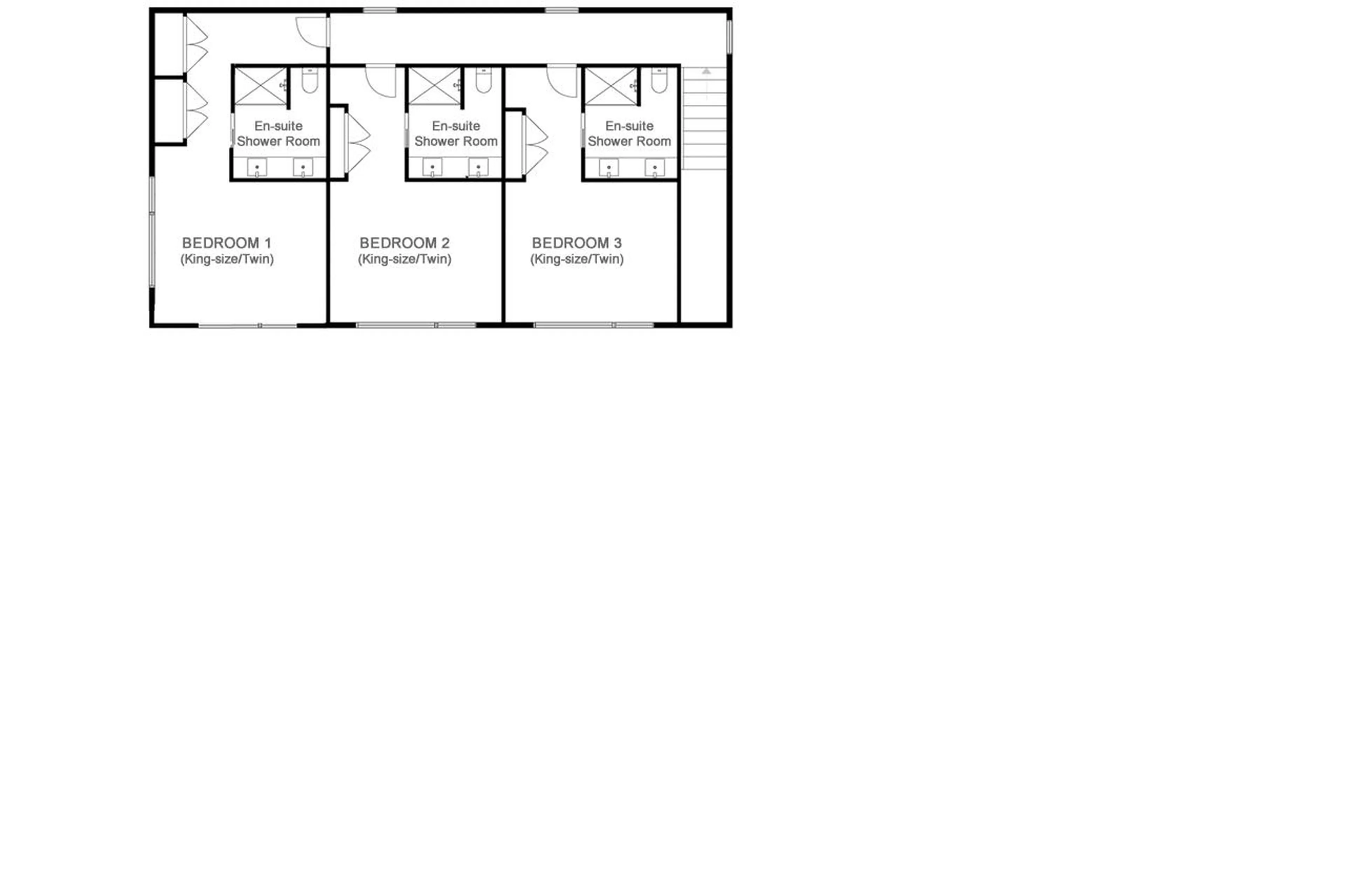 Level 2 floor plan of Arrowhead Lodge in Revelstoke