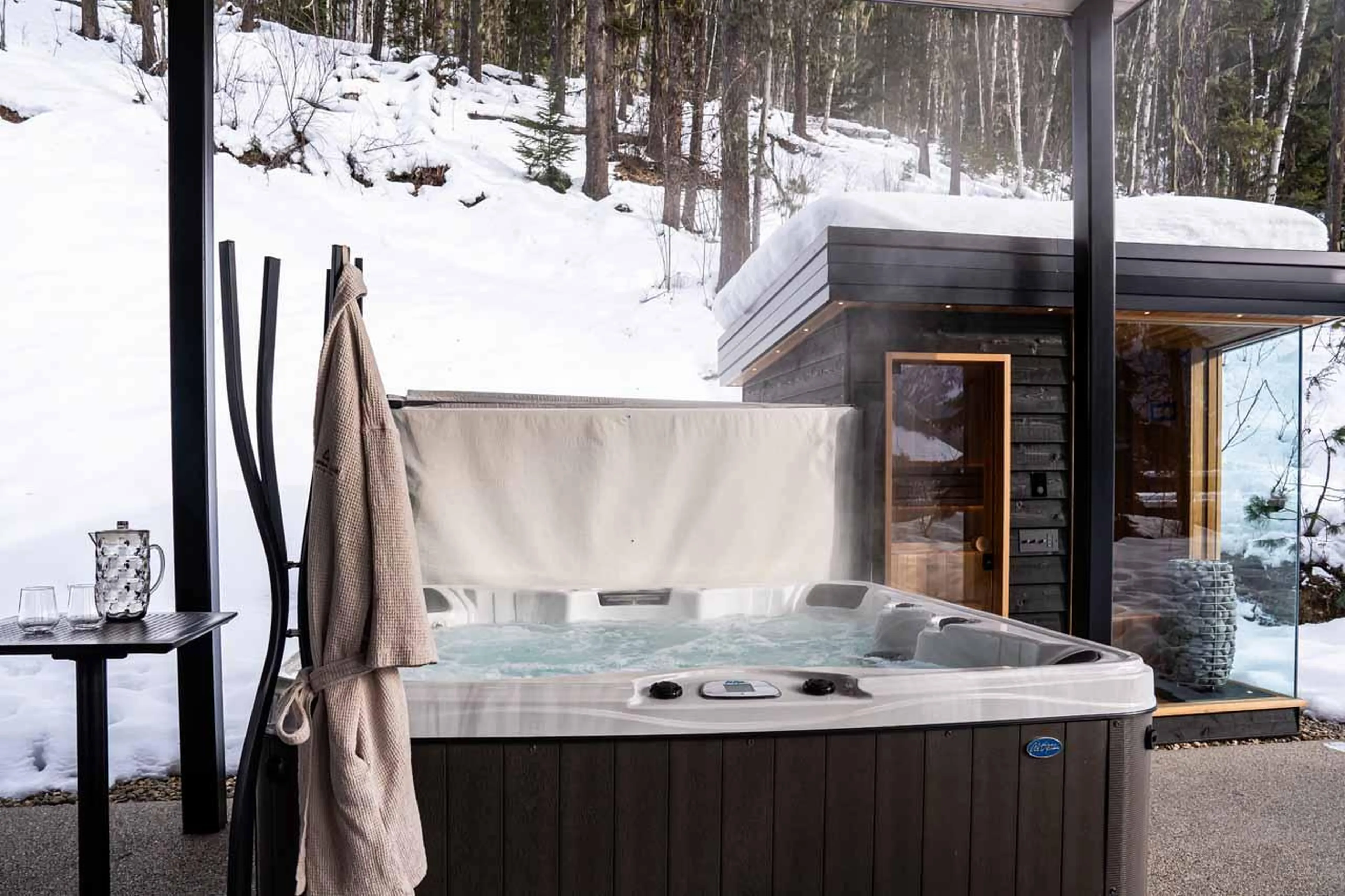 Sauna at Arrowhead Lodge in Revelstoke