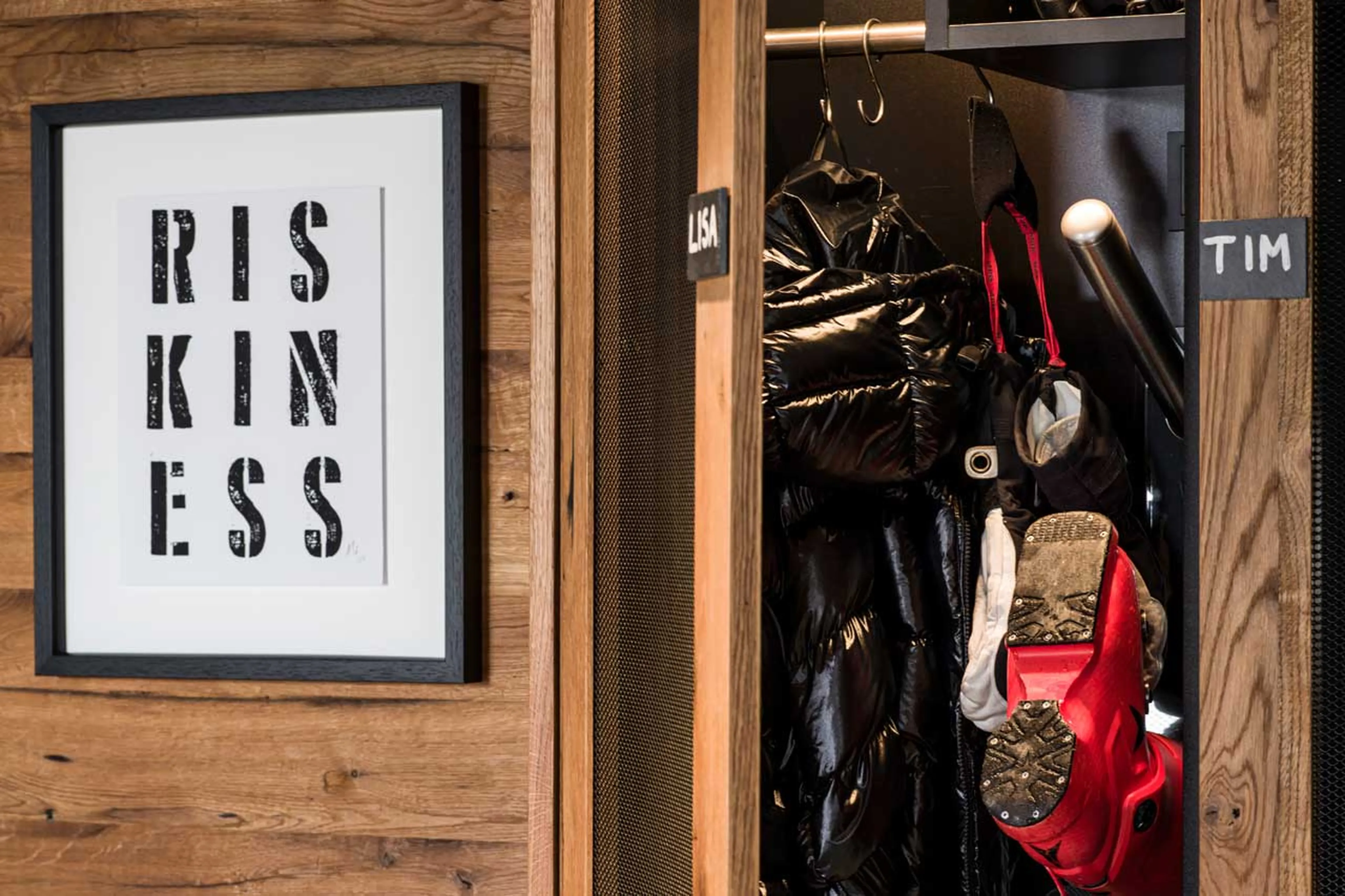 Ski room at Chalet Arula 1 in Lech