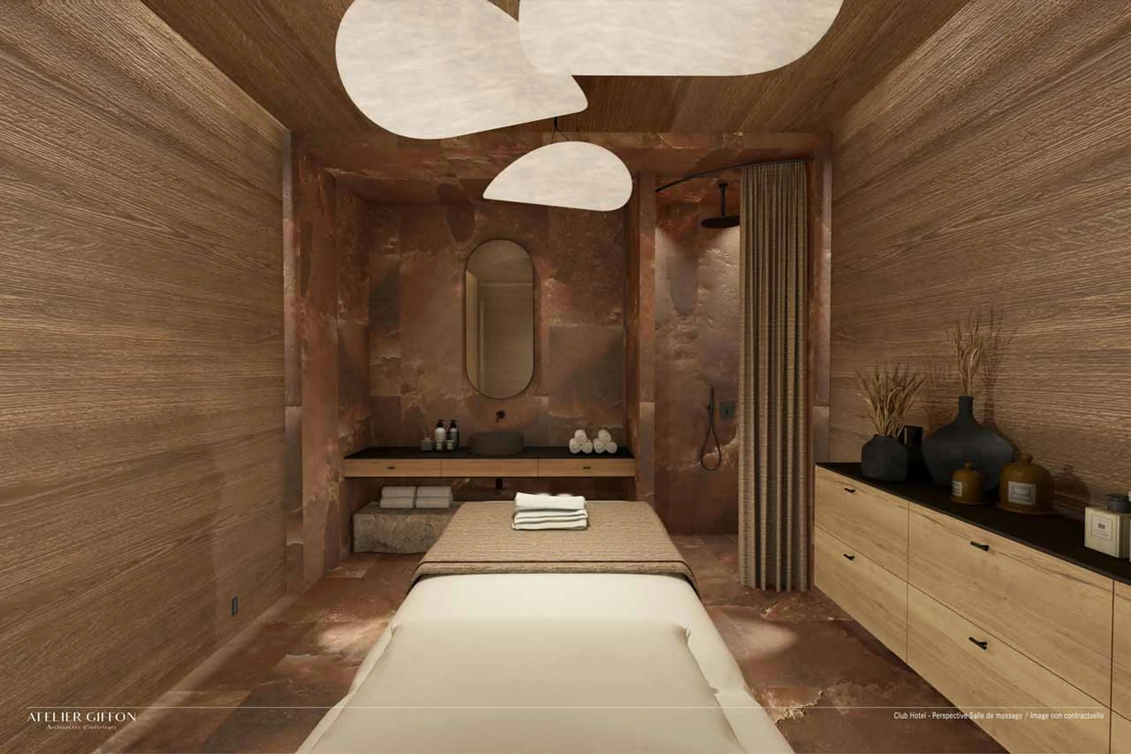 Massage room in Apartment Atmosphere 901, Courchevel 1850