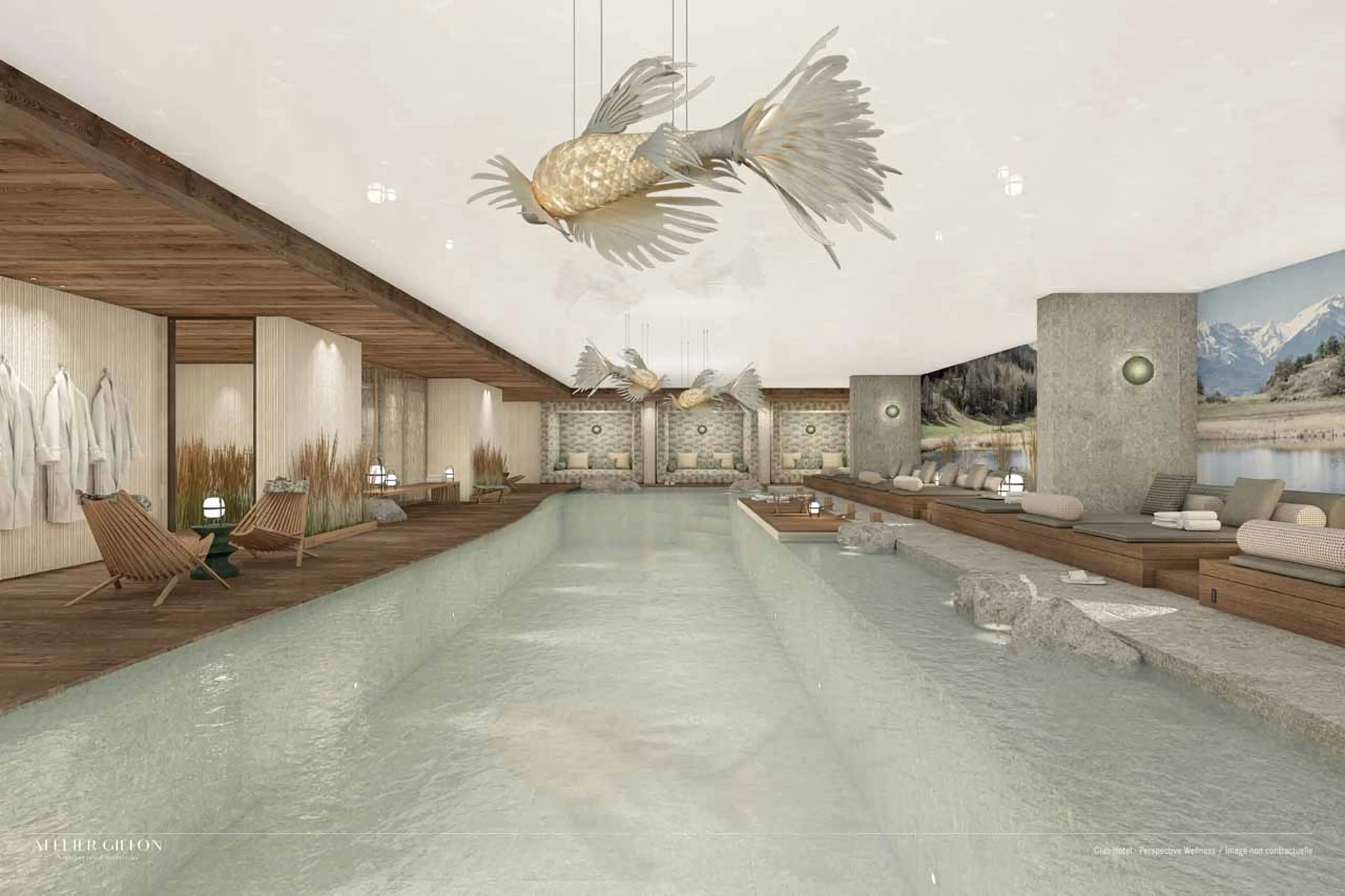 Swimming pool in Apartment Atmosphere 901, Courchevel 1850