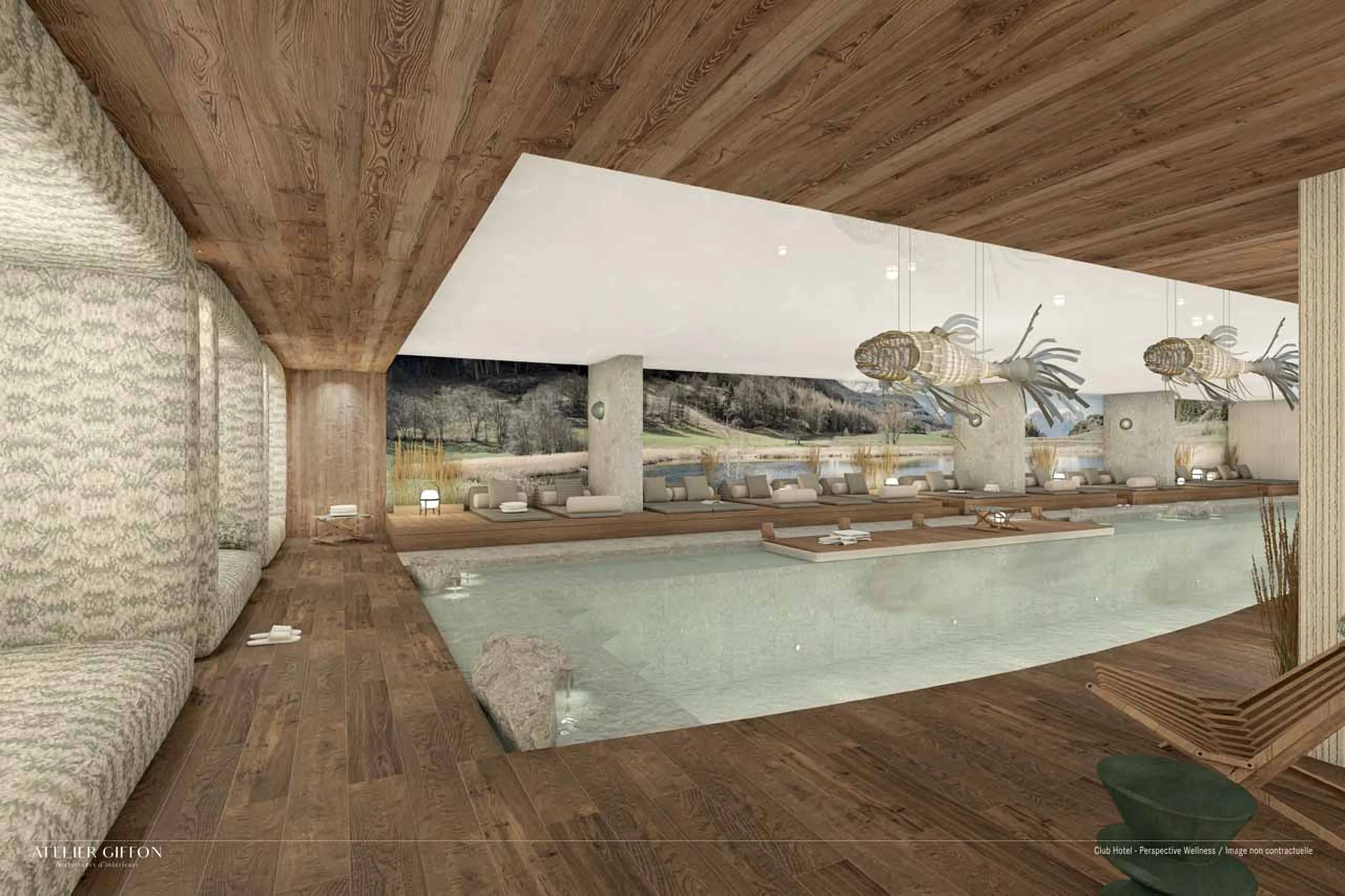 Swimming pool in Atmosphere Apartment 902, Courchevel 1850