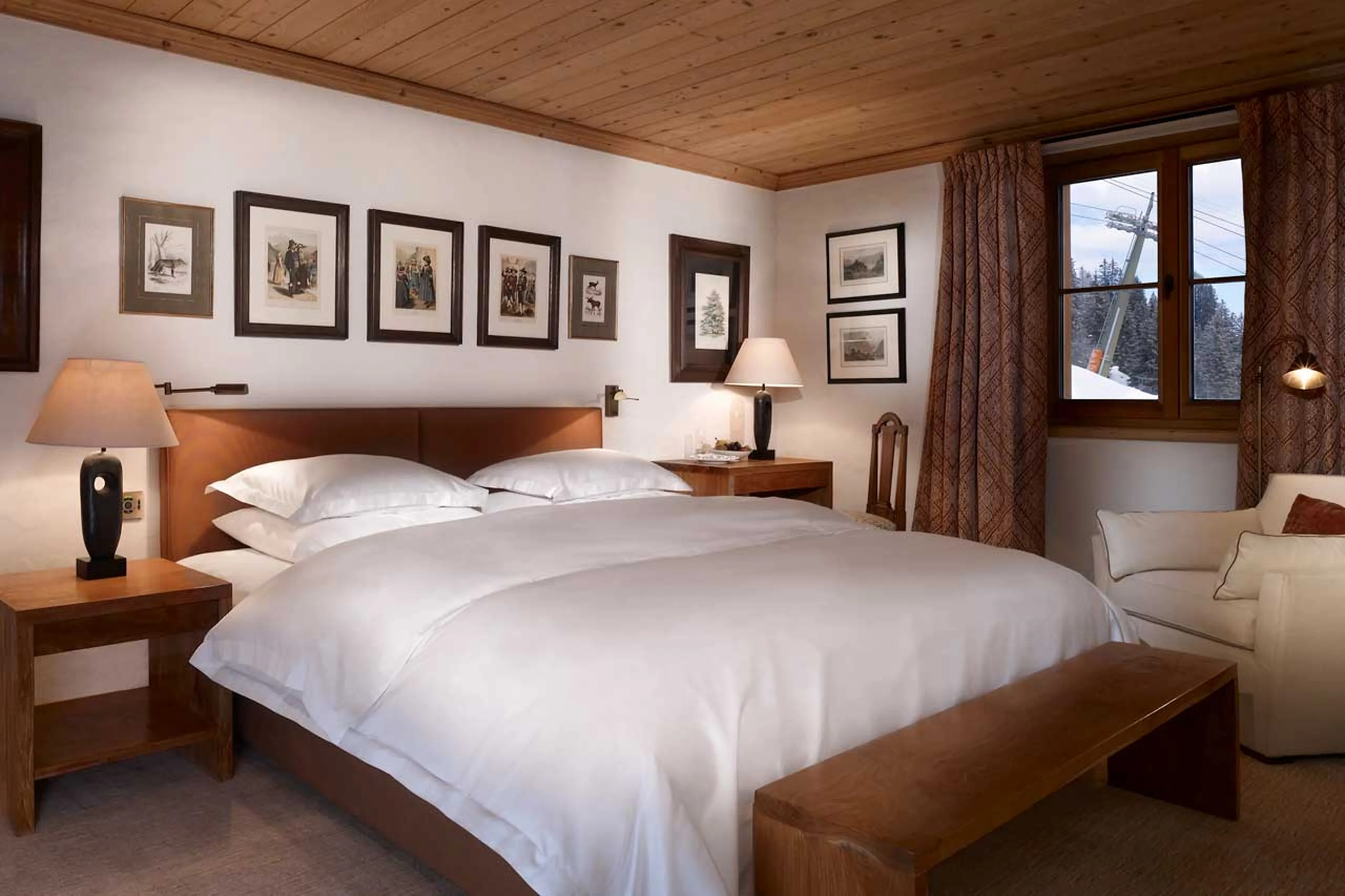 Bedroom three at Aurelio Club Chalet in Lech
