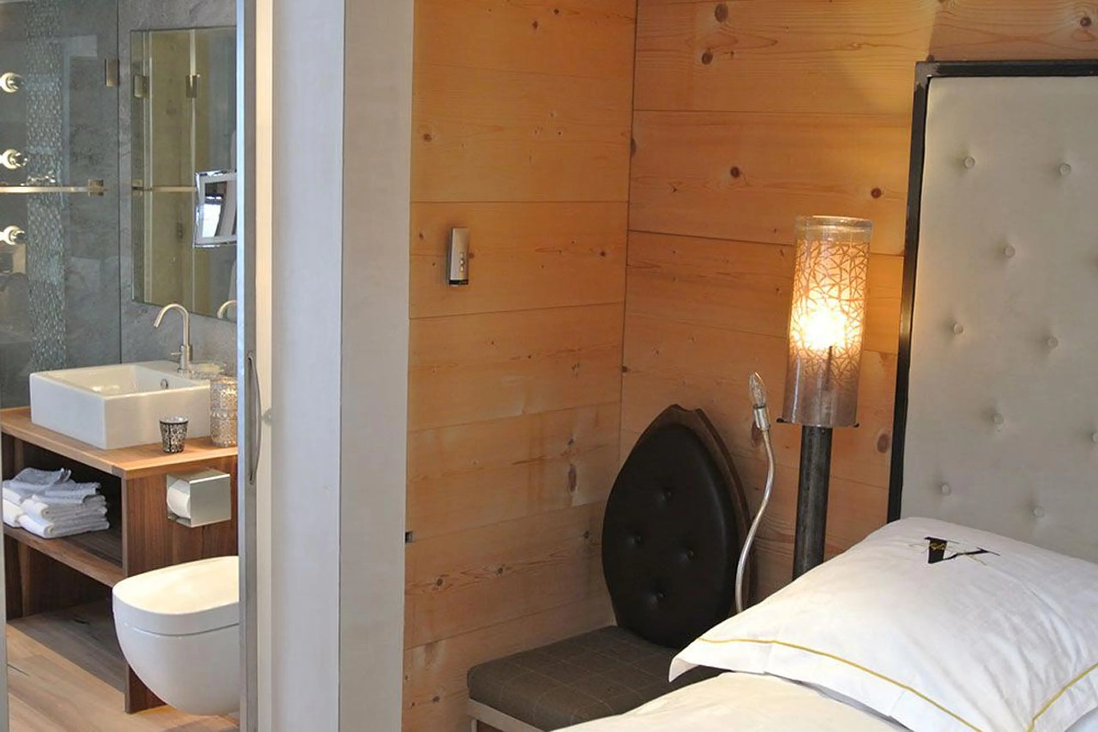 Bedroom three at Backstage Chalet in Zermatt