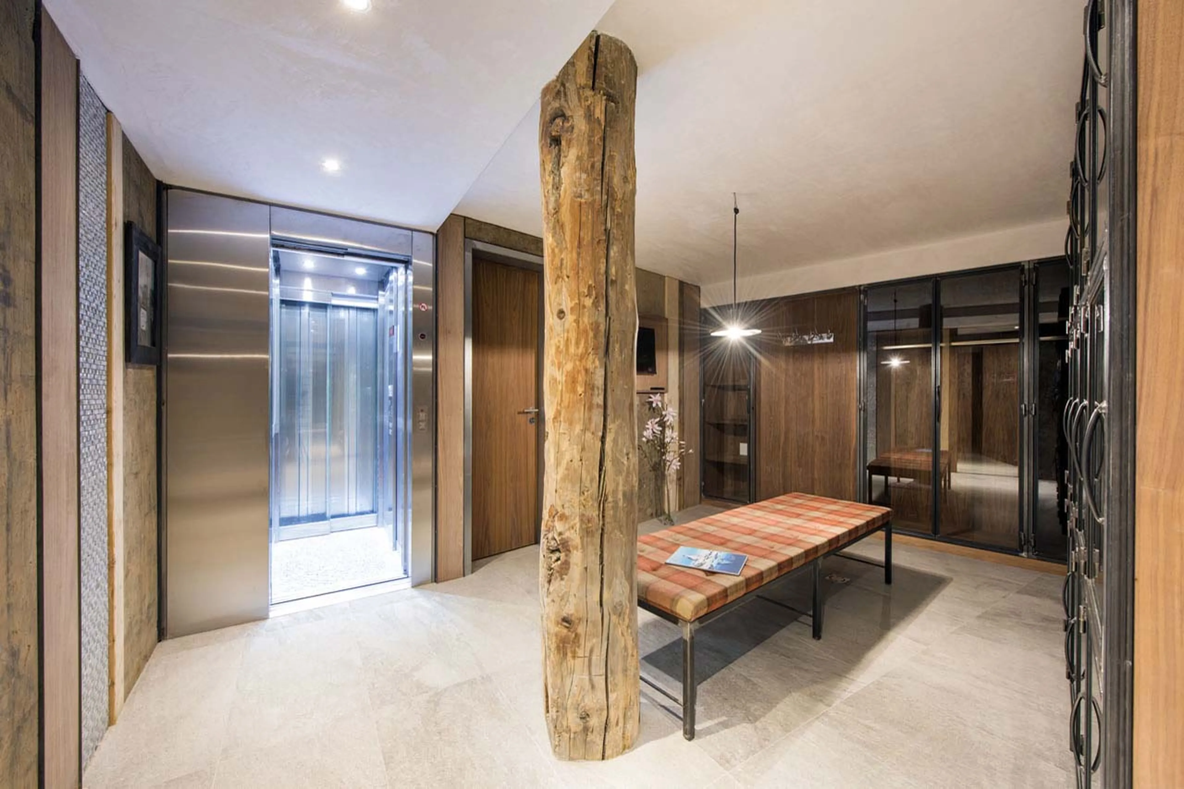 Ski room at Backstage Luxury Loft in Zermatt