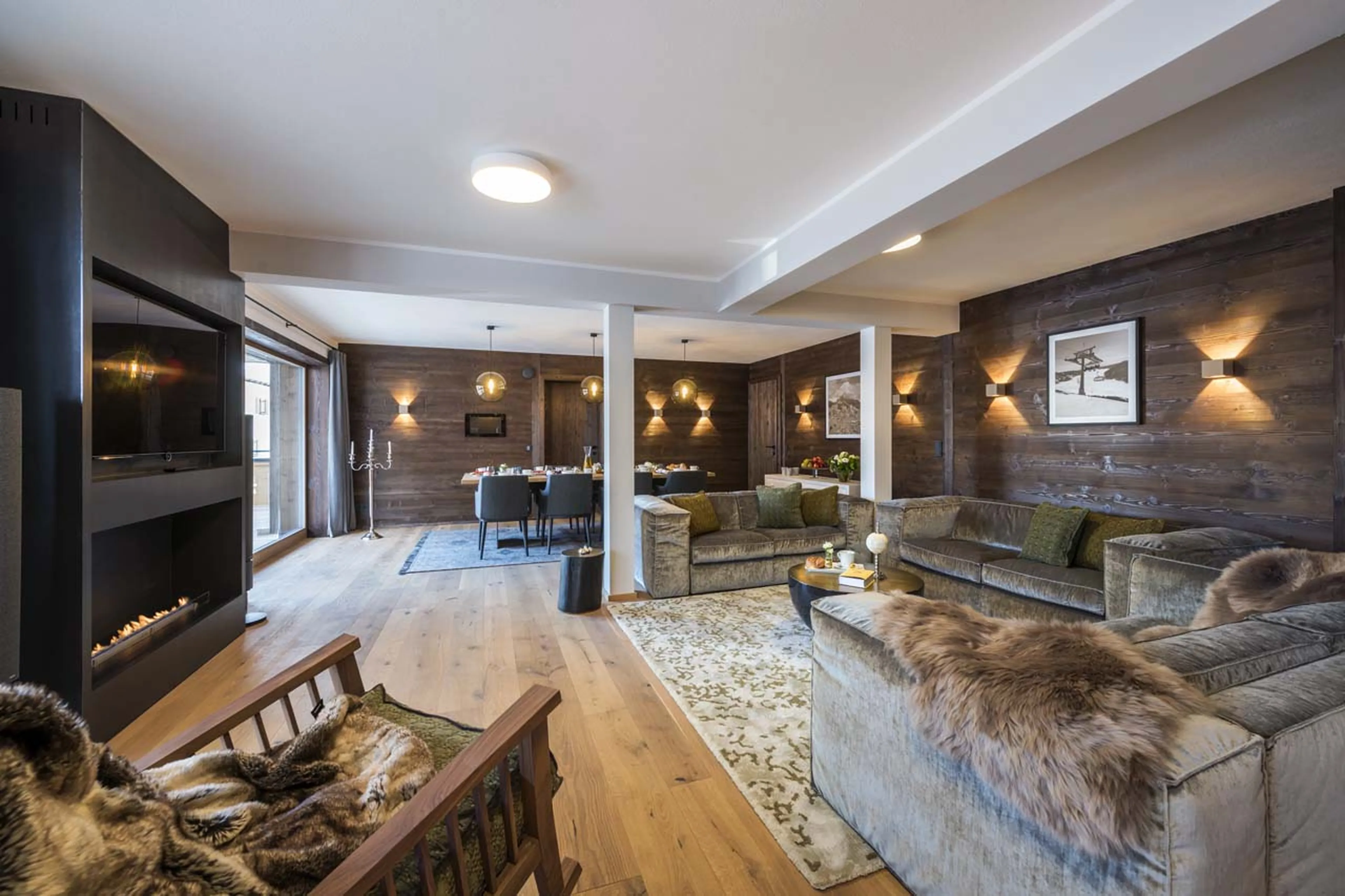 Welcoming ambiance at Balegia Apartment 3 in Lech