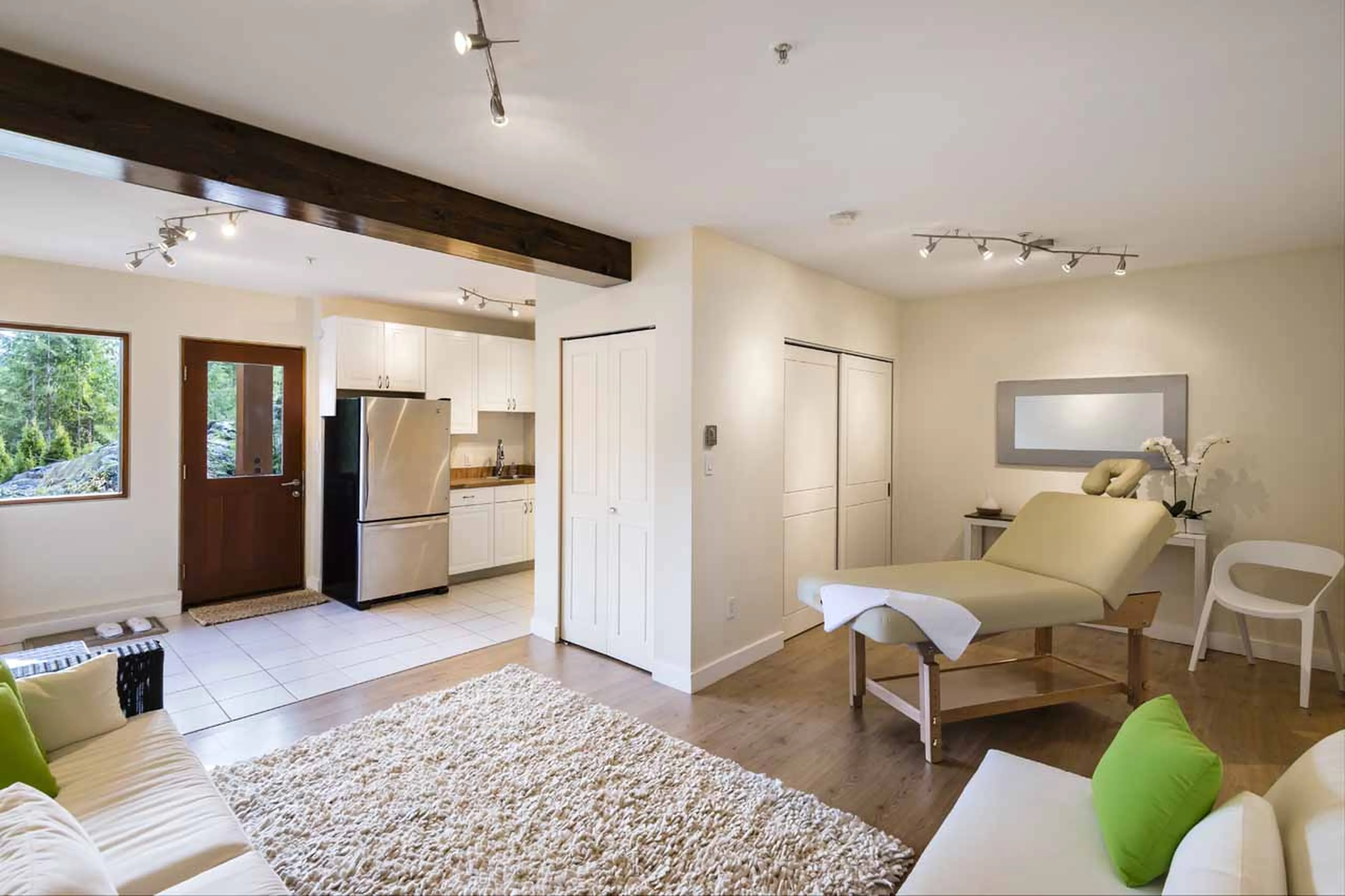 Spa area at Belmont Estate in Whistler