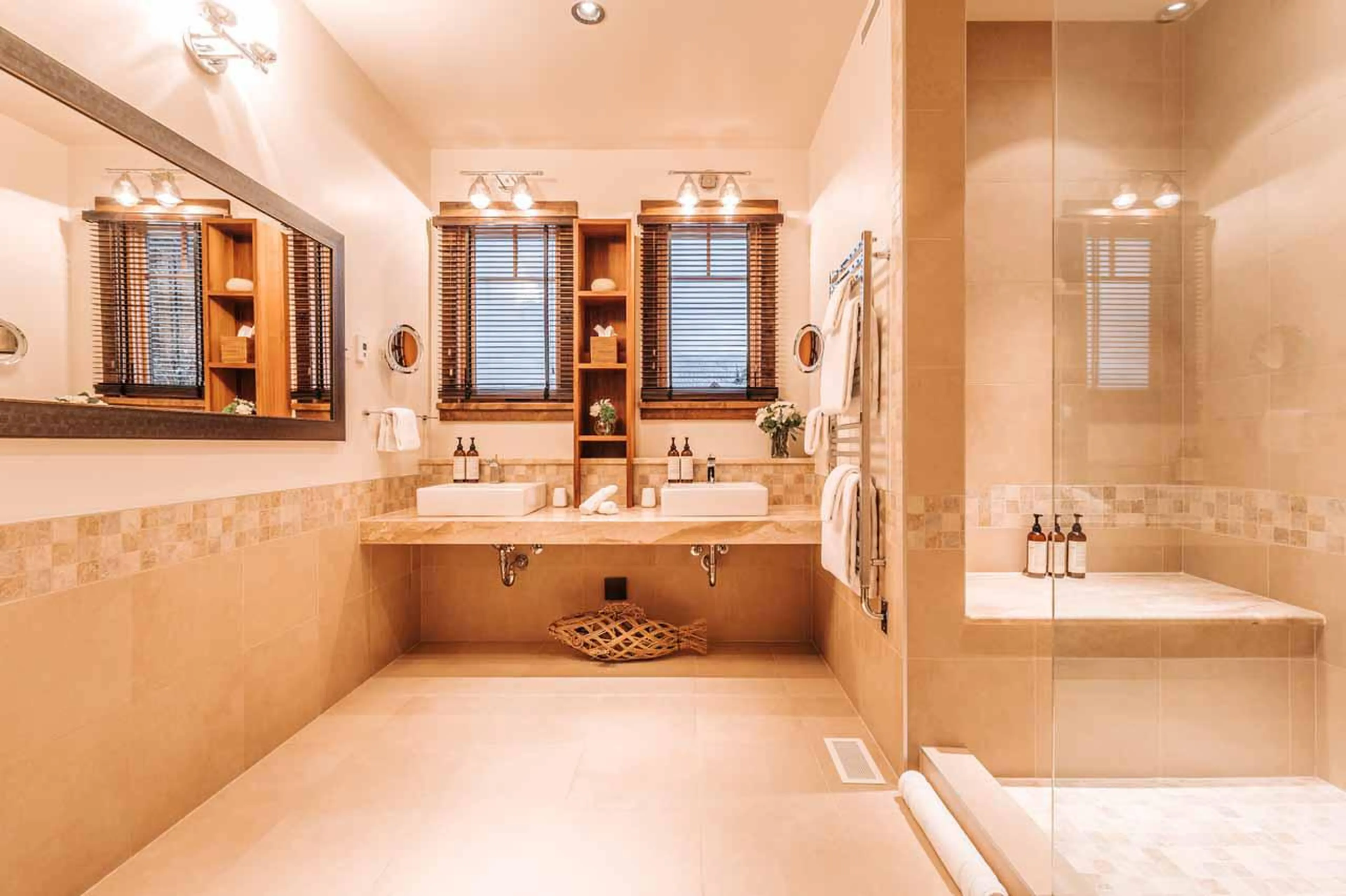 Shower room at Bighorn in Revelstoke