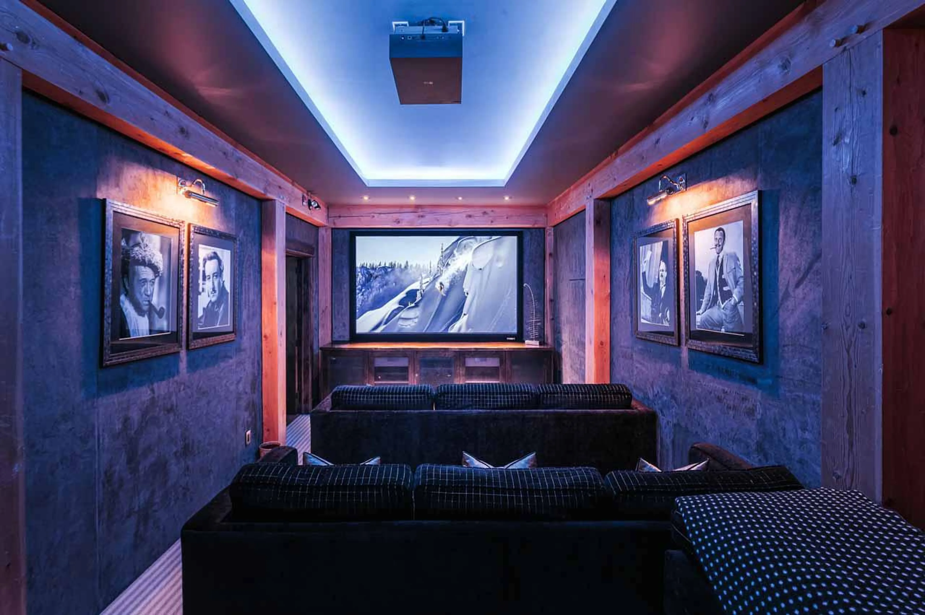 Cinema room at Bighorn in Revelstoke