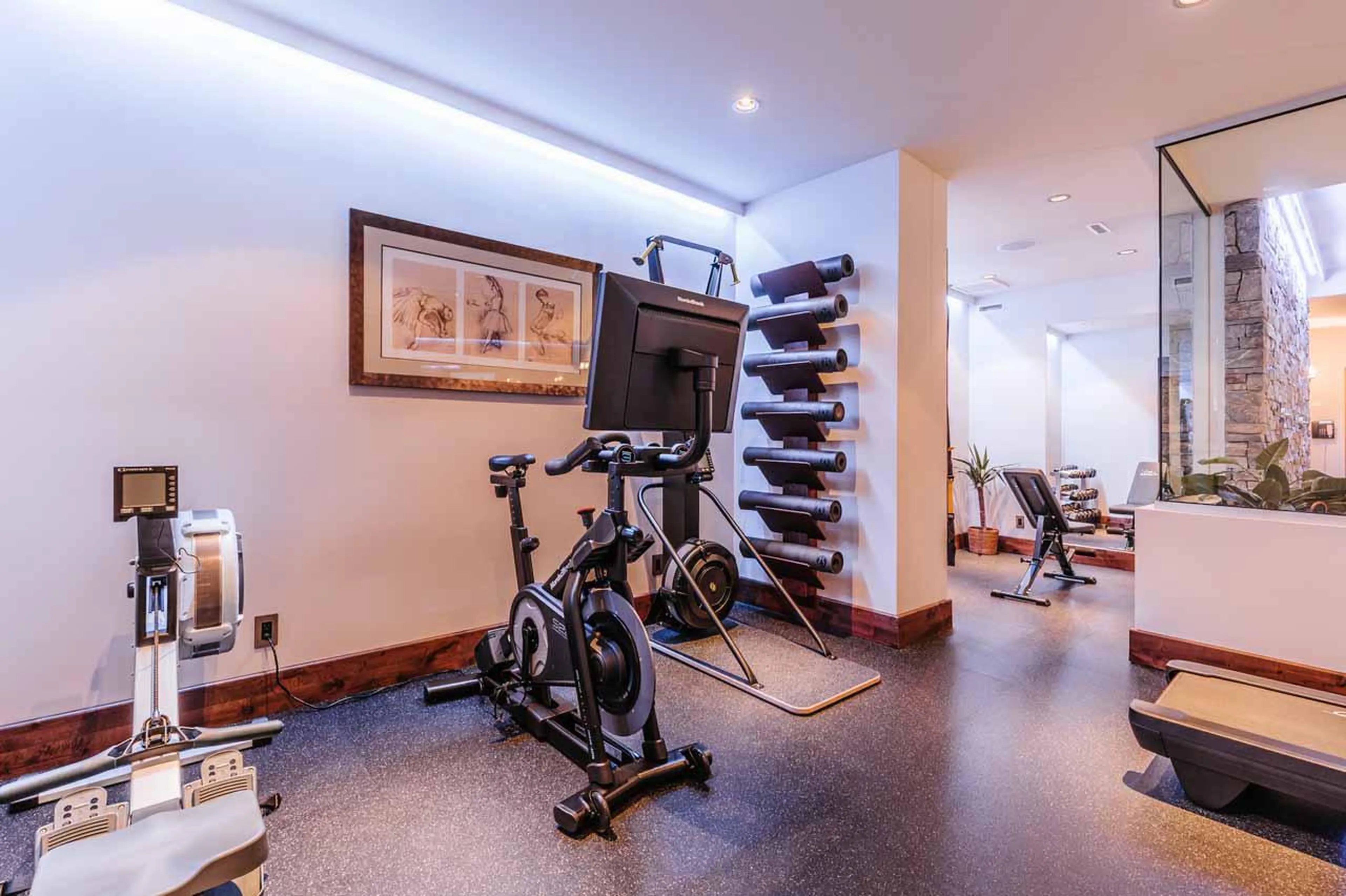 Gym at Bighorn in Revelstoke