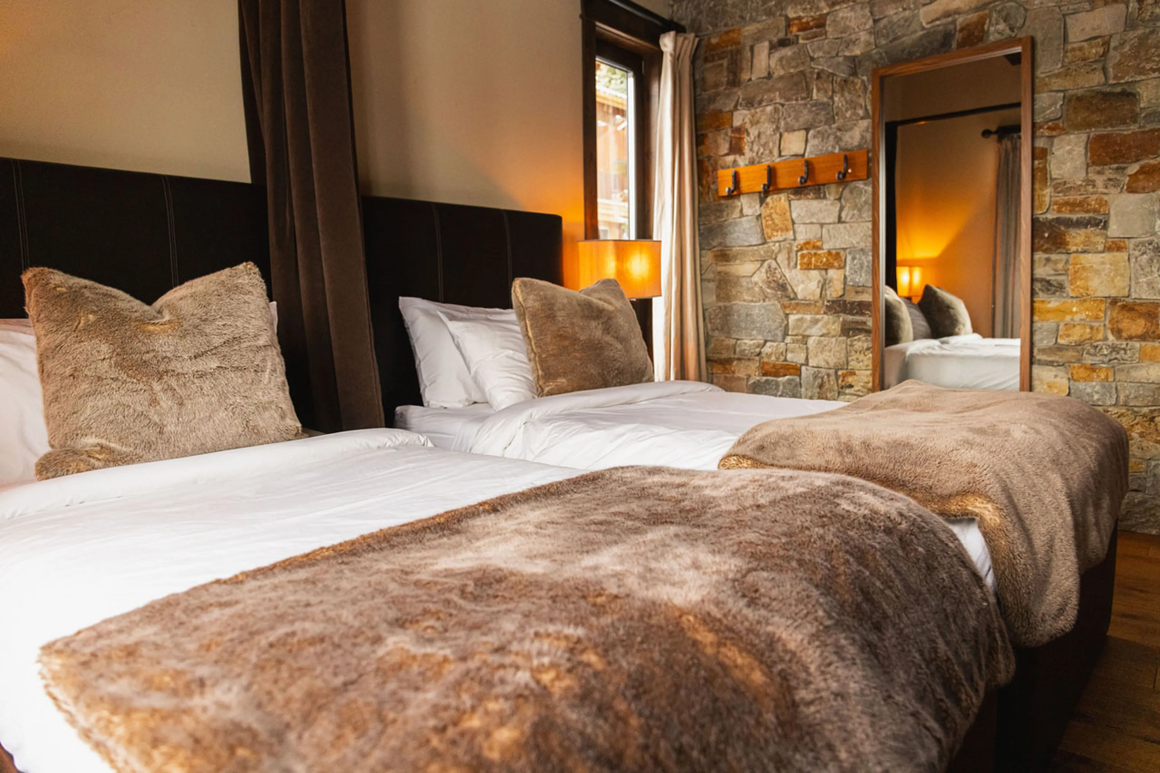 Mikado bedroom at Bison Lodge in Revelstoke