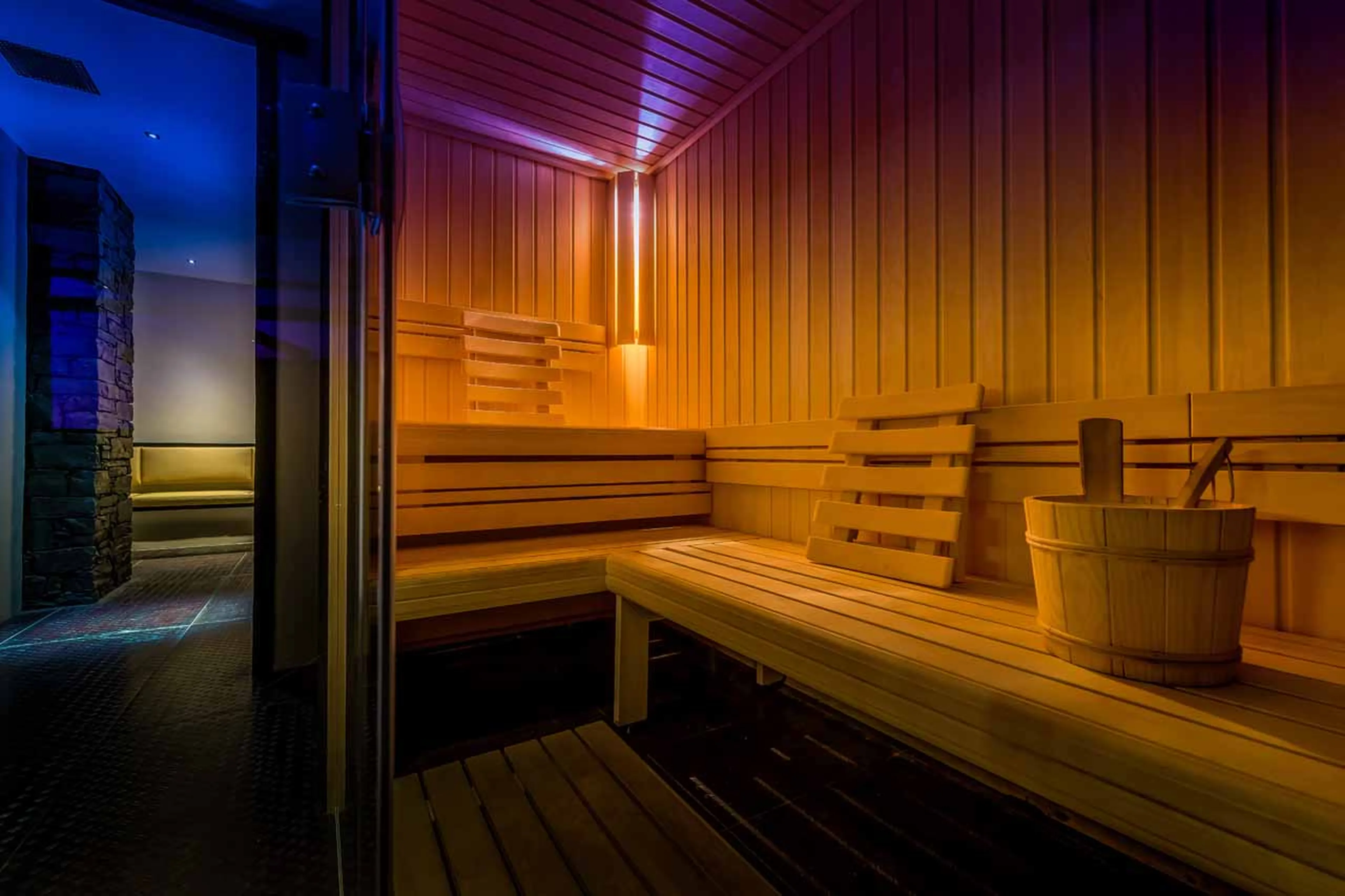 Sauna at Chalet Banksy in Tignes