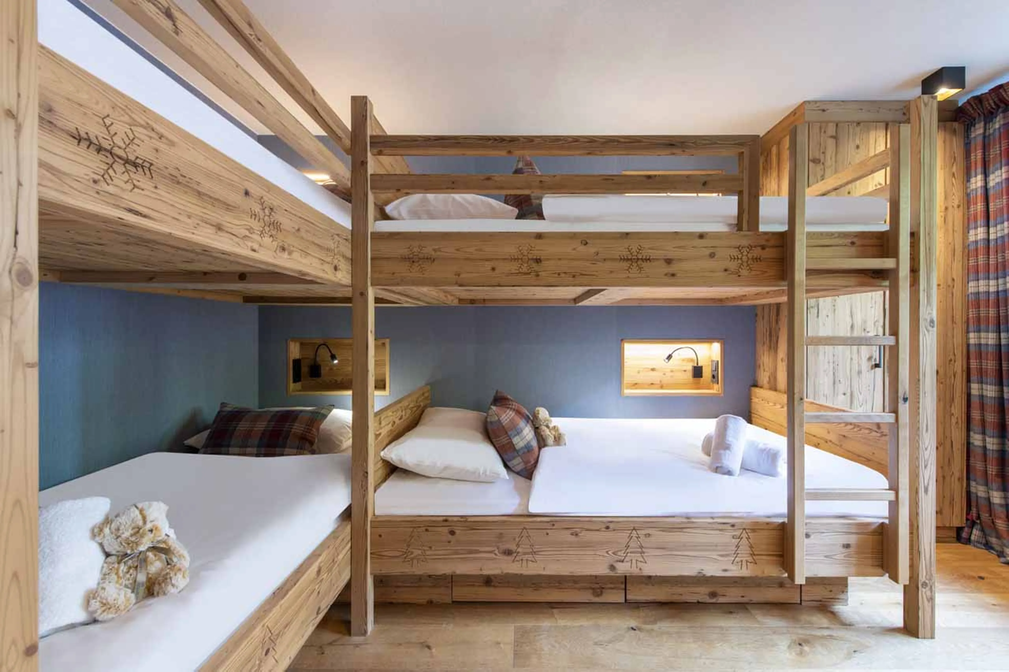 Bedroom four at Apartment Brunnenhof 10 in Lech