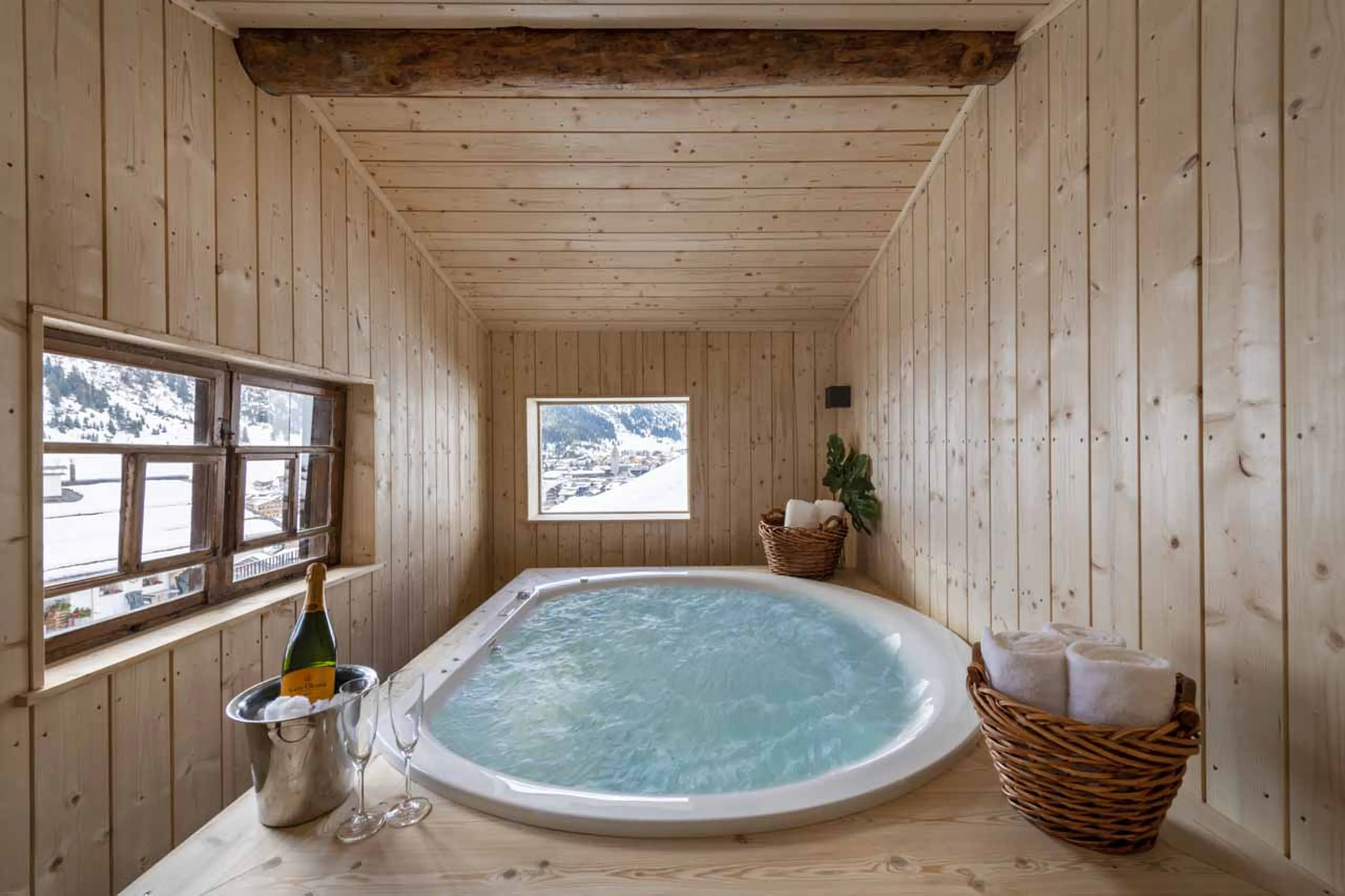 Spa at Buhlhof Penthouse in Lech