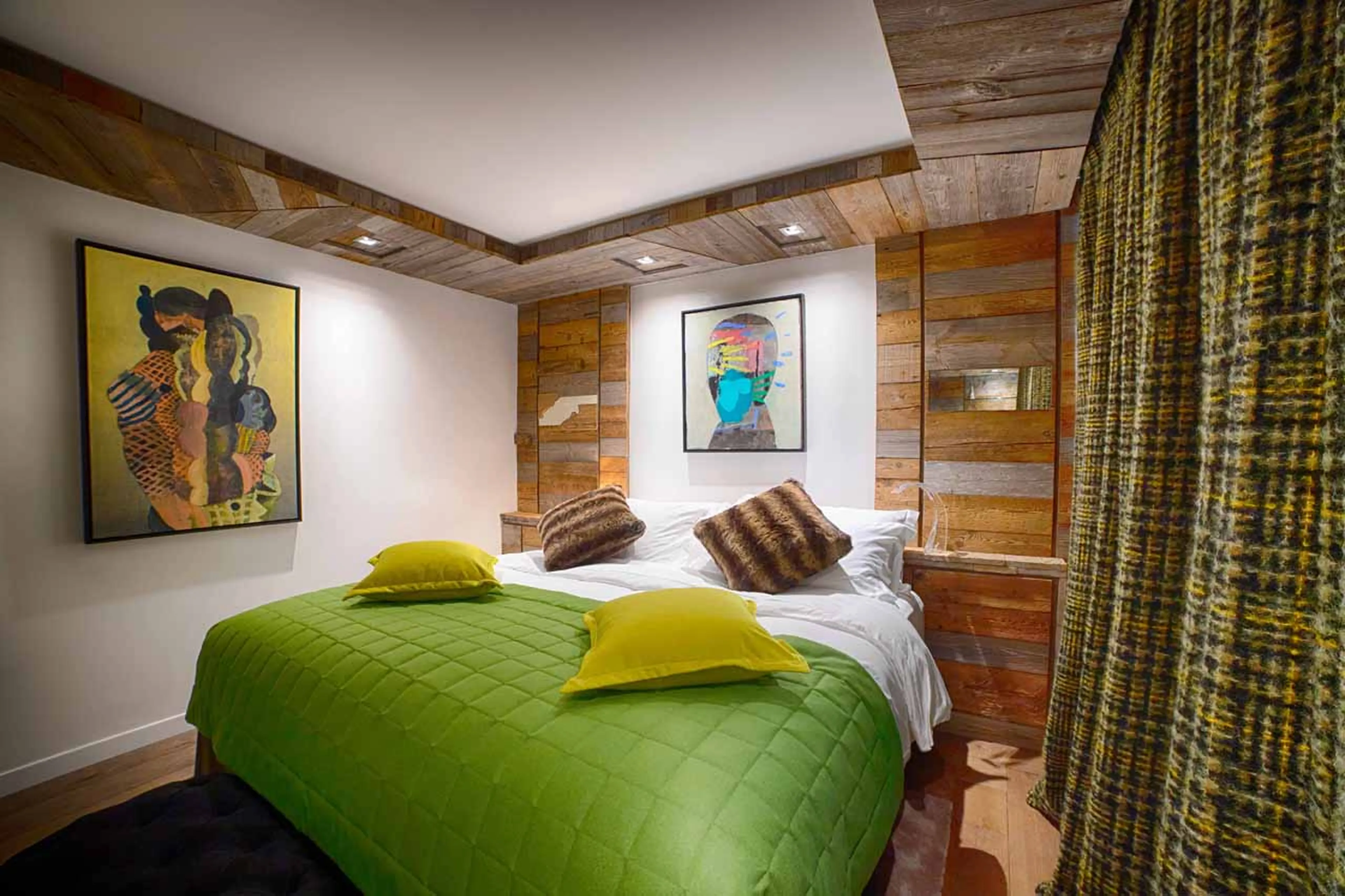 Bedroom three at Apartment Cap Crystal Lodge in Tignes