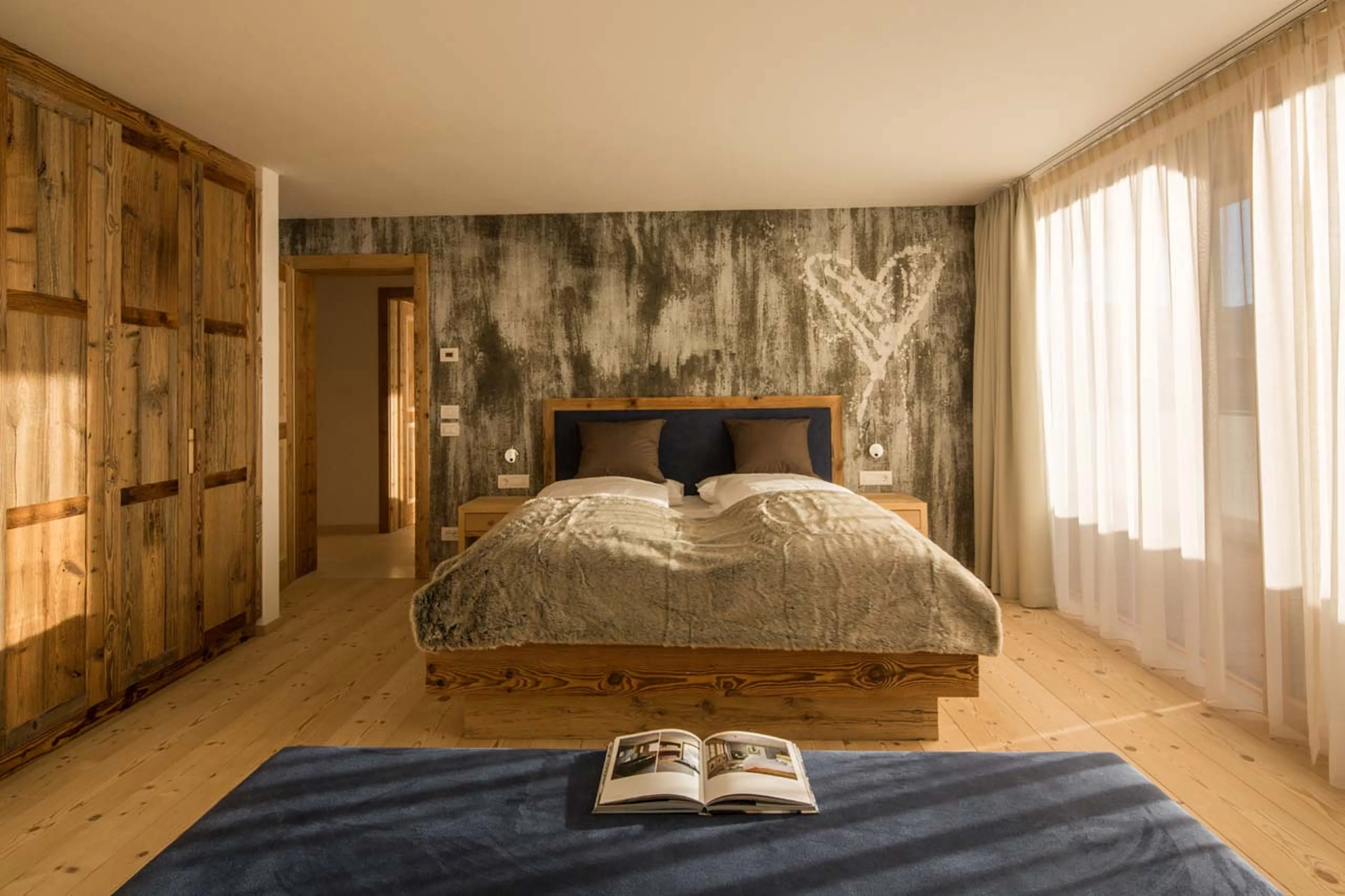 Bedroom two at Casa Feroze in Alta Badia