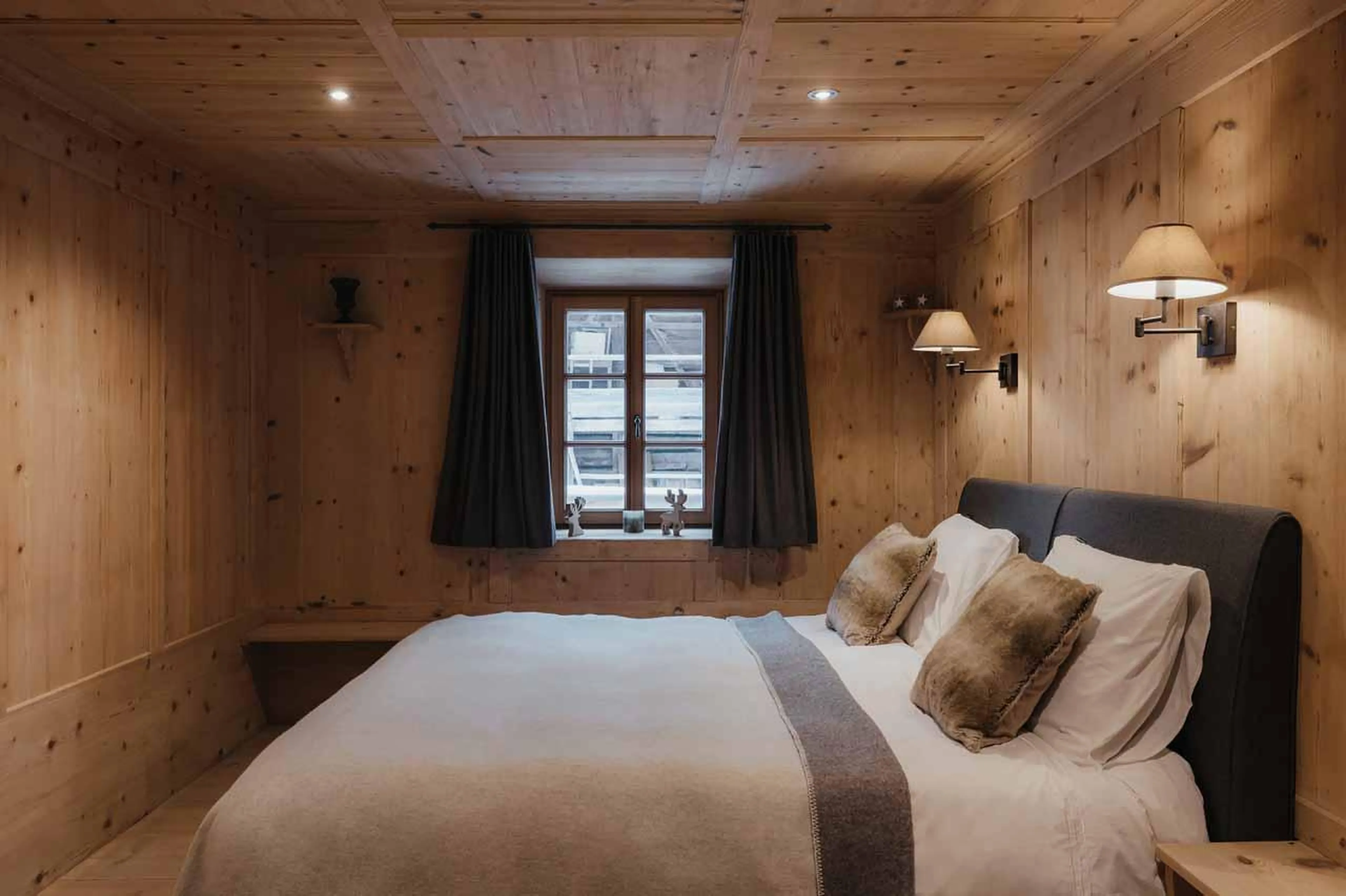 Bedroom two at Casa Tra Cime in Arabba