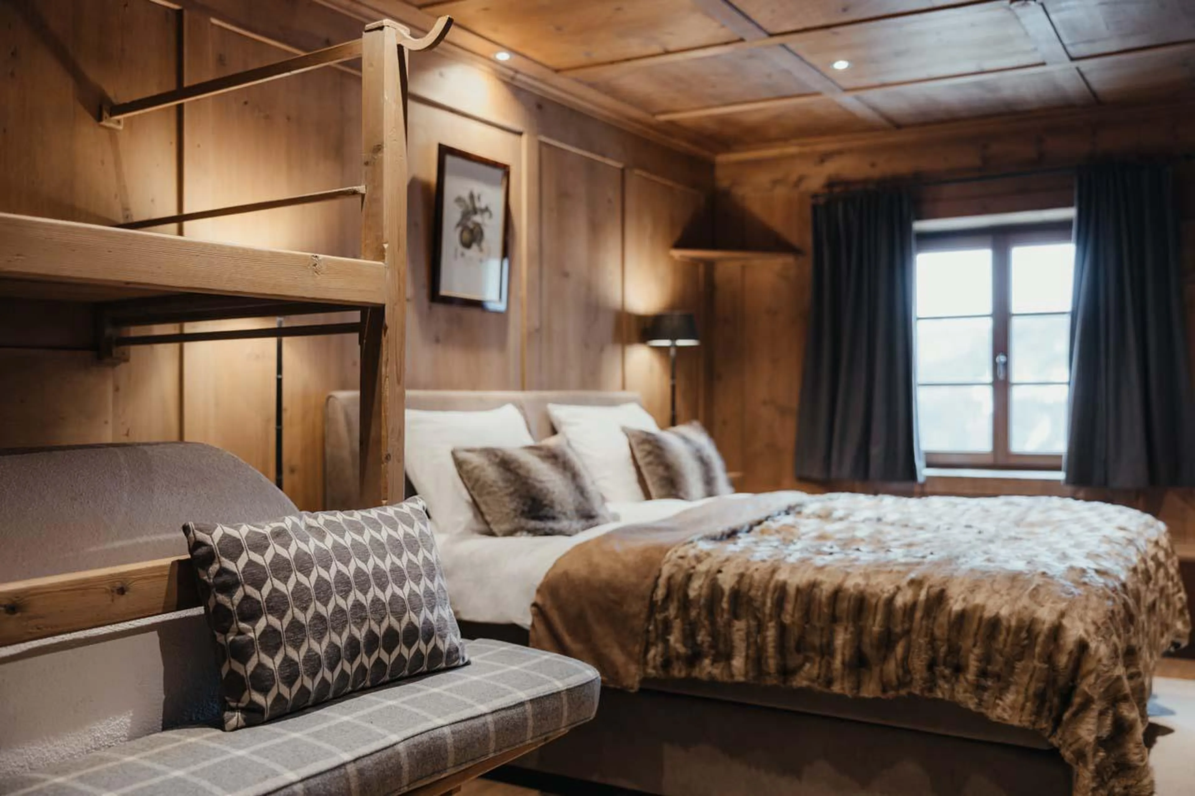 Bedroom three at Casa Tra Cime in Arabba