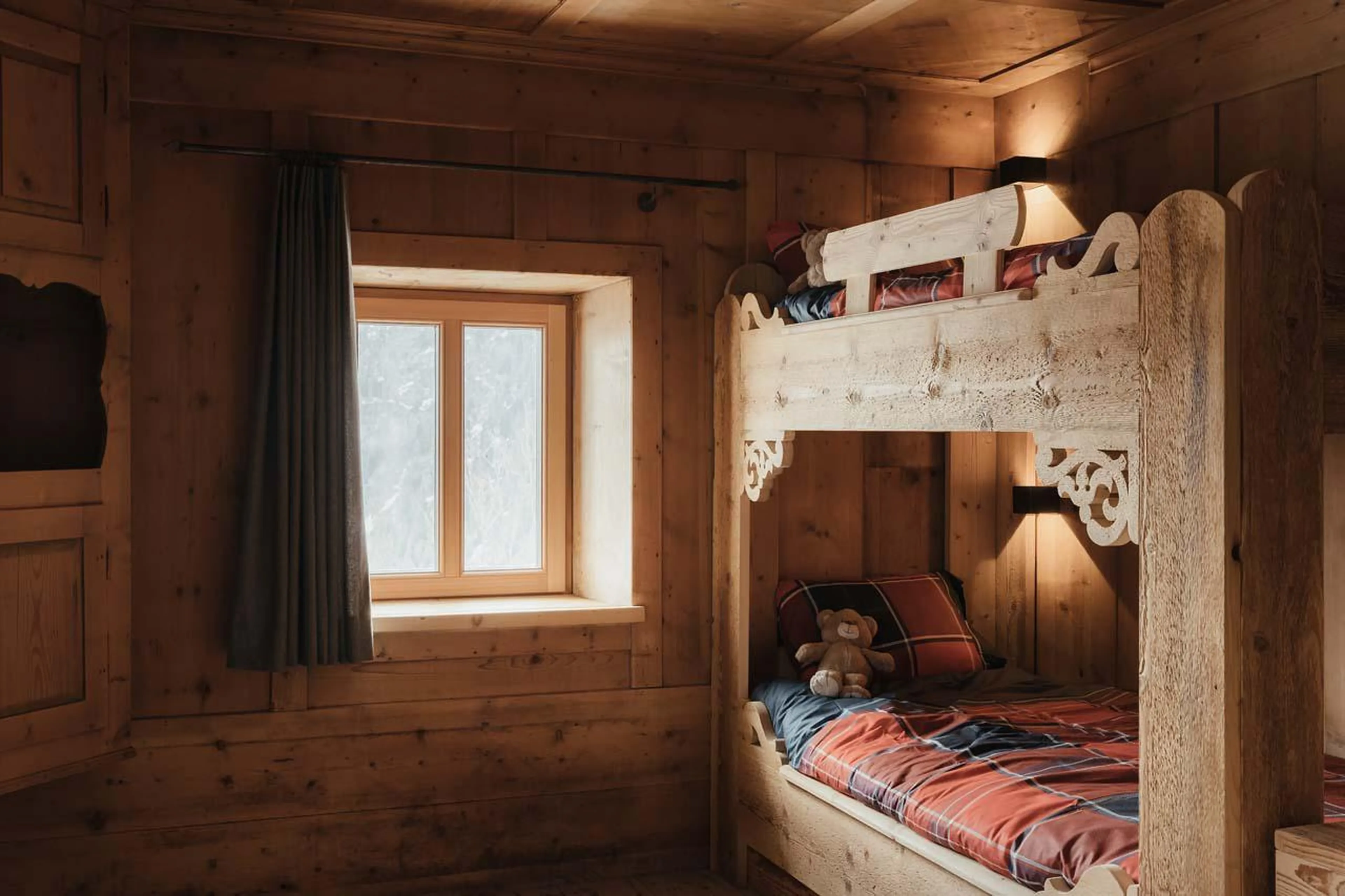 Bedroom five at Casa Tra Cime in Arabba