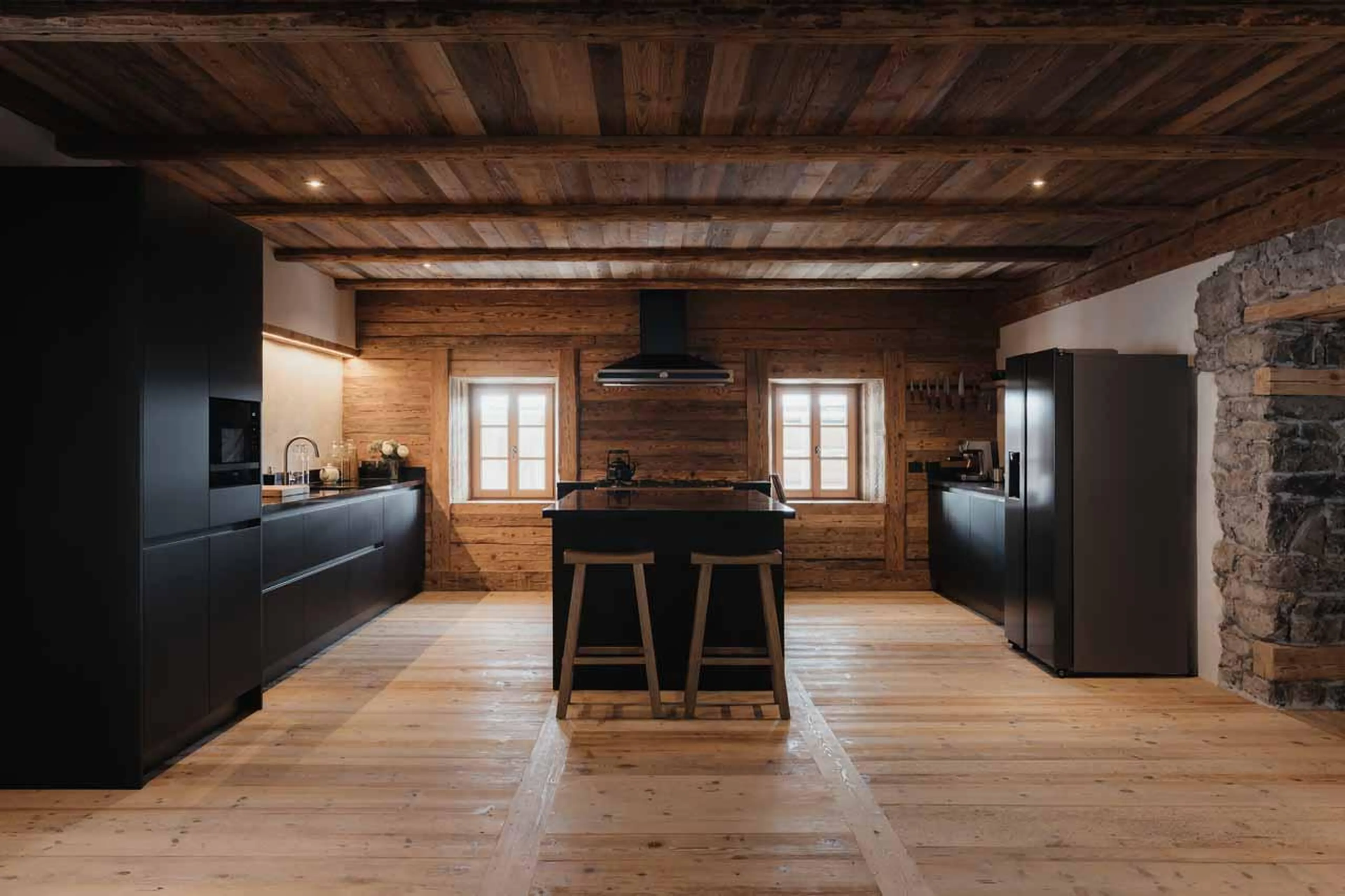 Kitchen at Casa Tra Cime in Arabba