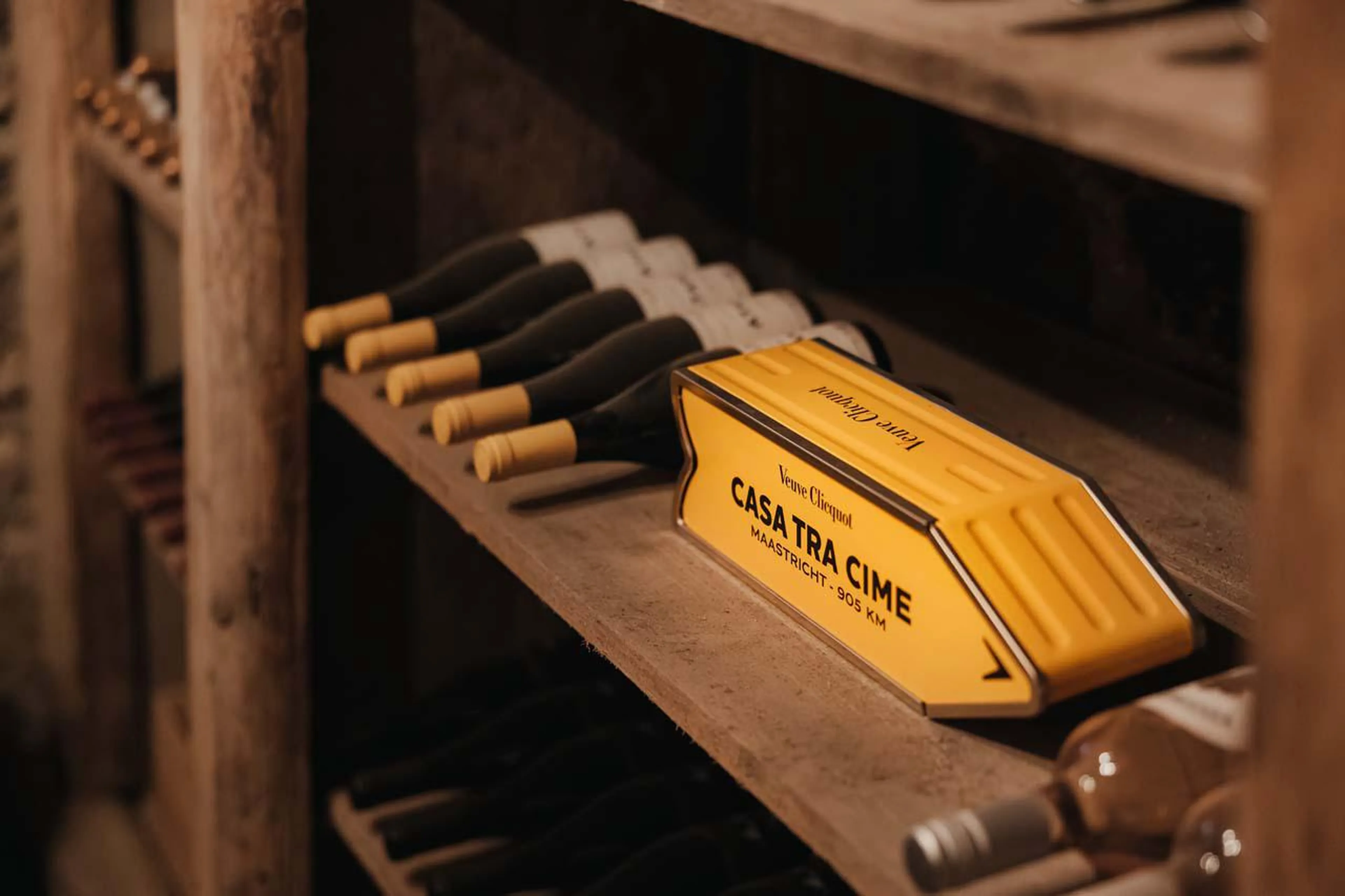 Wine cellar with a variety of choice at Casa Tra Cime in Arabba