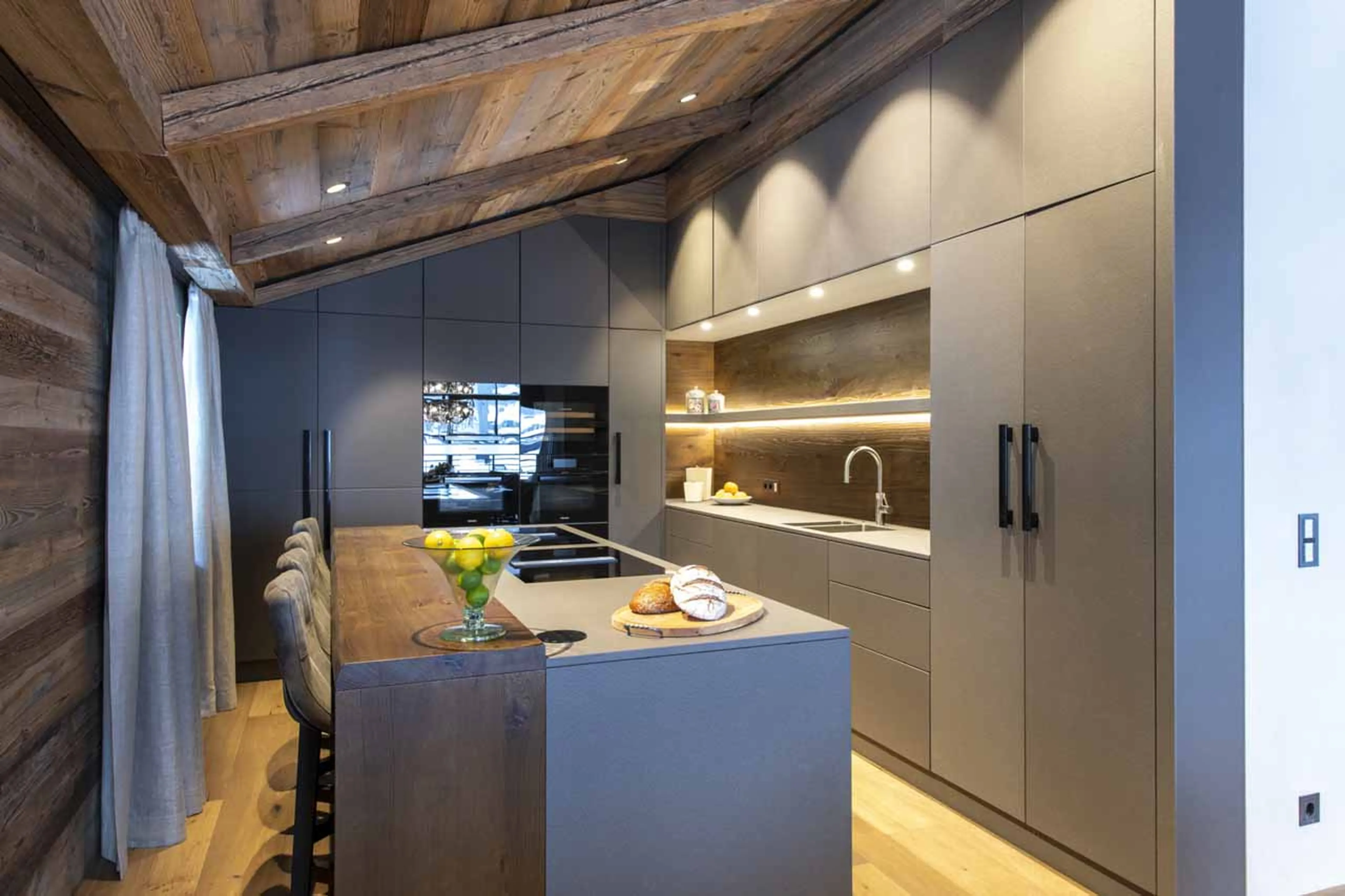 Kitchen at Chalech M in Lech