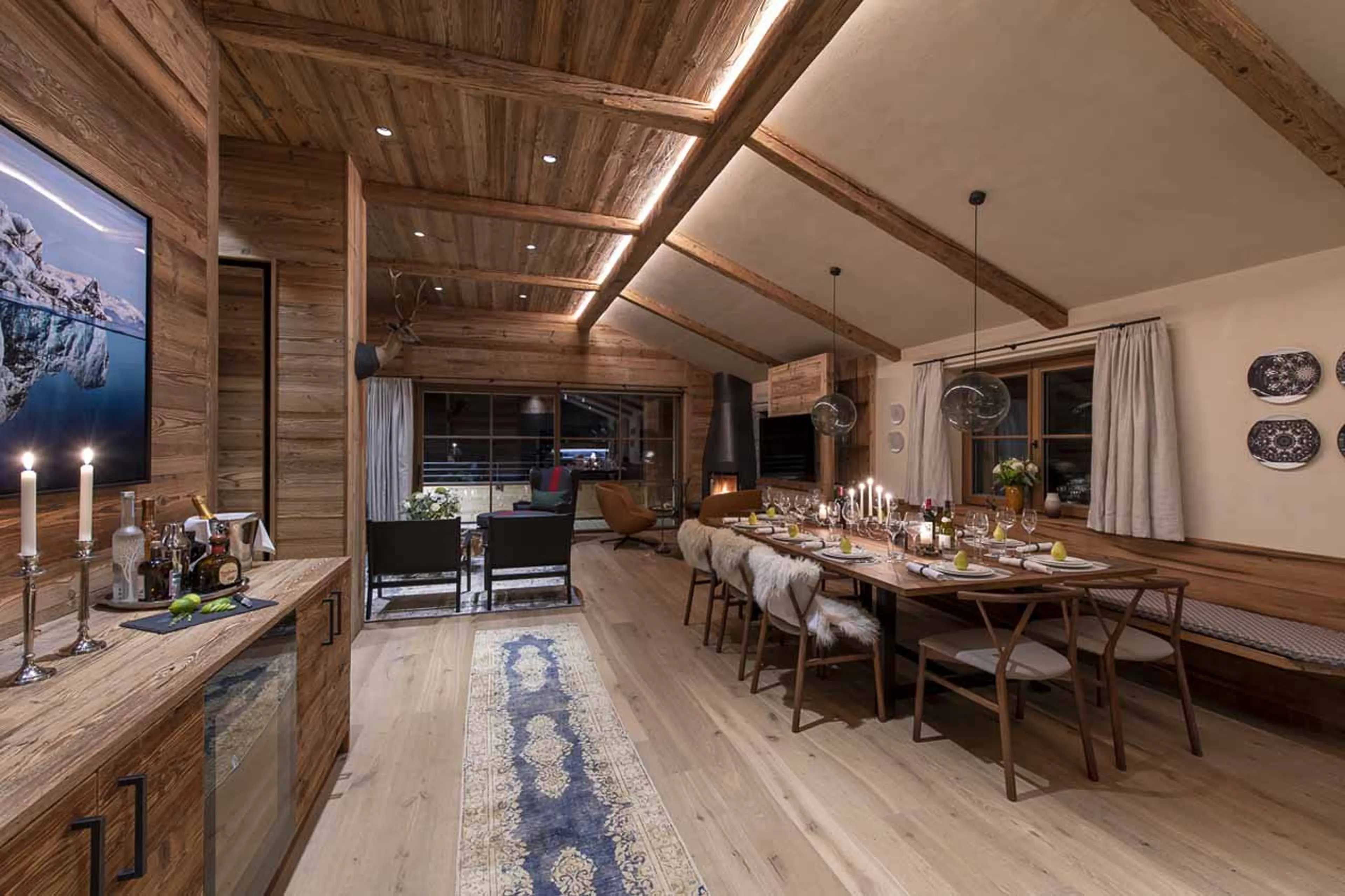 Dining area at Chalech 4 in Lech